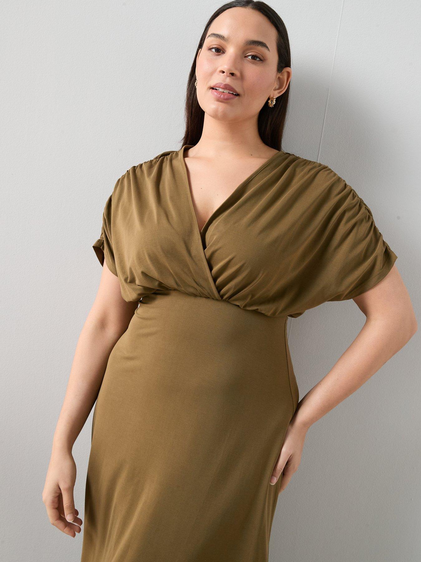 Image 5 of 6 of The Very Collection Curve Wrap Stretch Maxi Dress