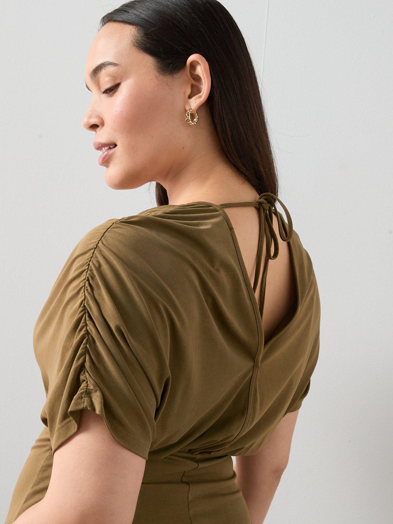 Image 6 of 6 of The Very Collection Curve Wrap Stretch Maxi Dress