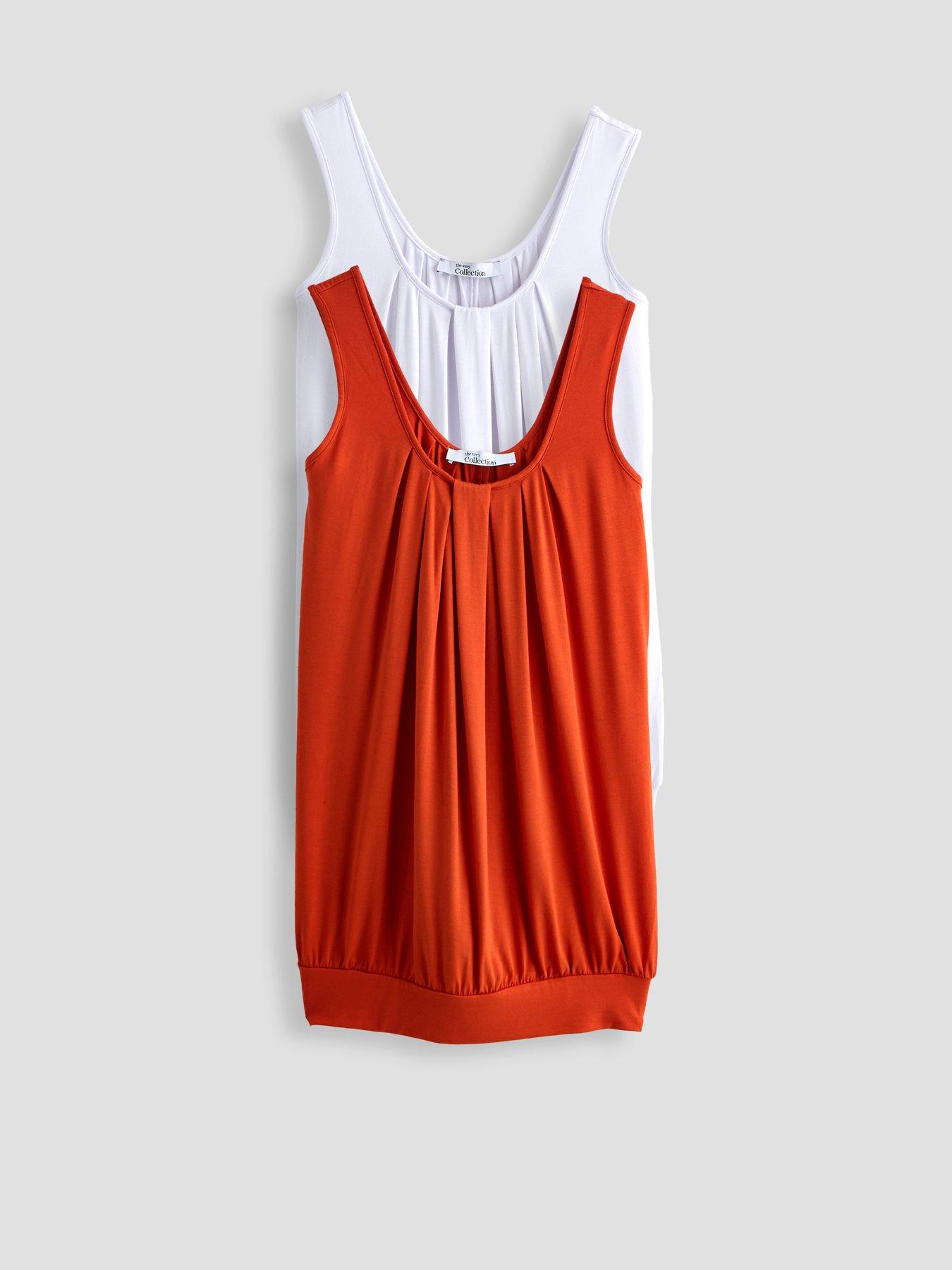 The Very Collection Curve 2 Pack Banded Hem Vest