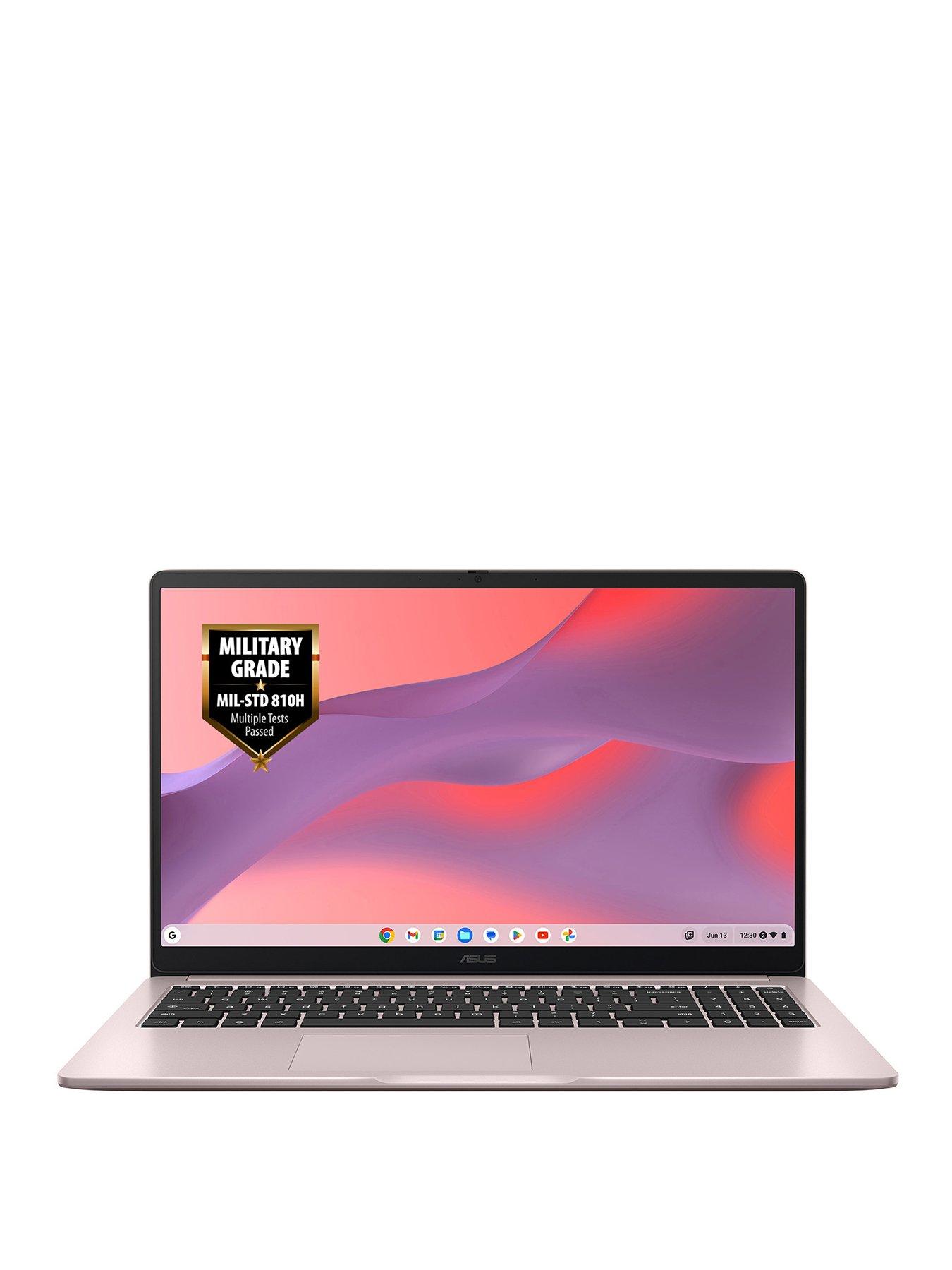 Image 1 of 6 of Asus Chromebook - 15.6in FHD - Intel Celeron - 4GB RAM - 64GB SSD - Pink