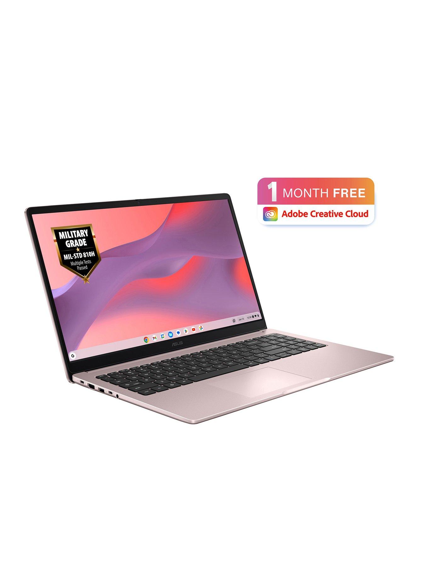 Image 2 of 6 of Asus Chromebook - 15.6in FHD - Intel Celeron - 4GB RAM - 64GB SSD - Pink