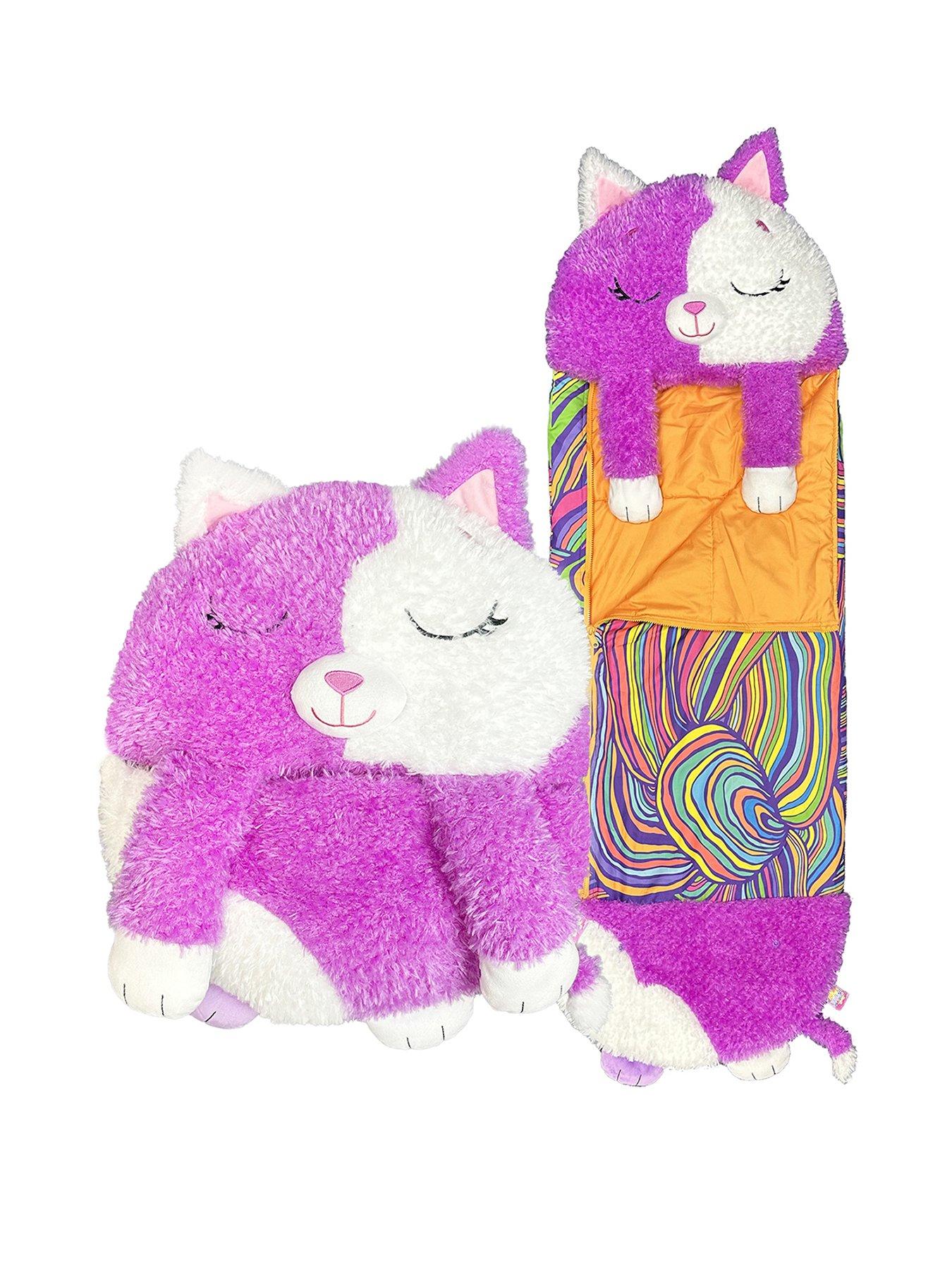 Happy Nappers Purple White Cat (Medium) Series 4