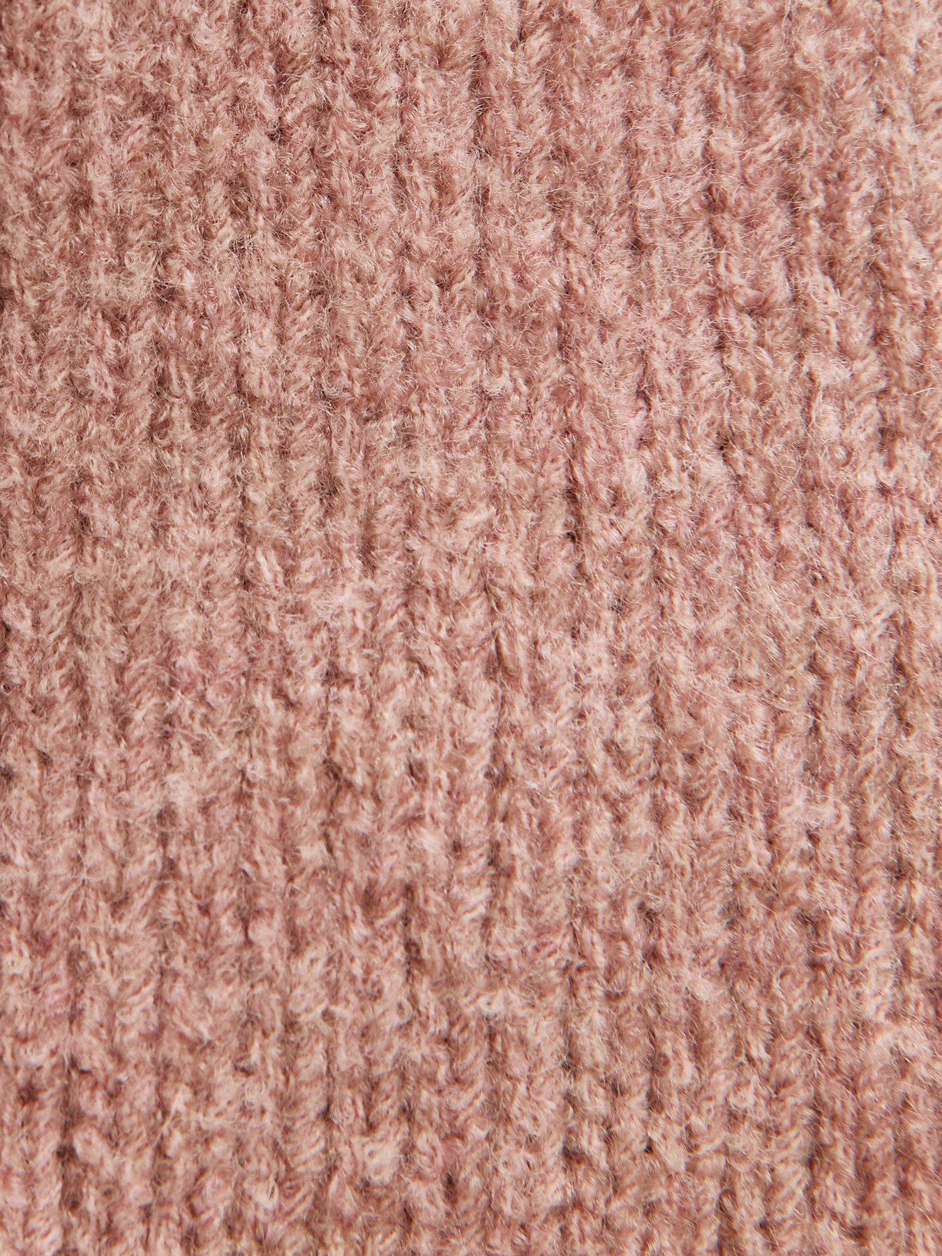 Image 5 of 5 of New Look Wide Sleeve Raglan Jumper - Light Pink