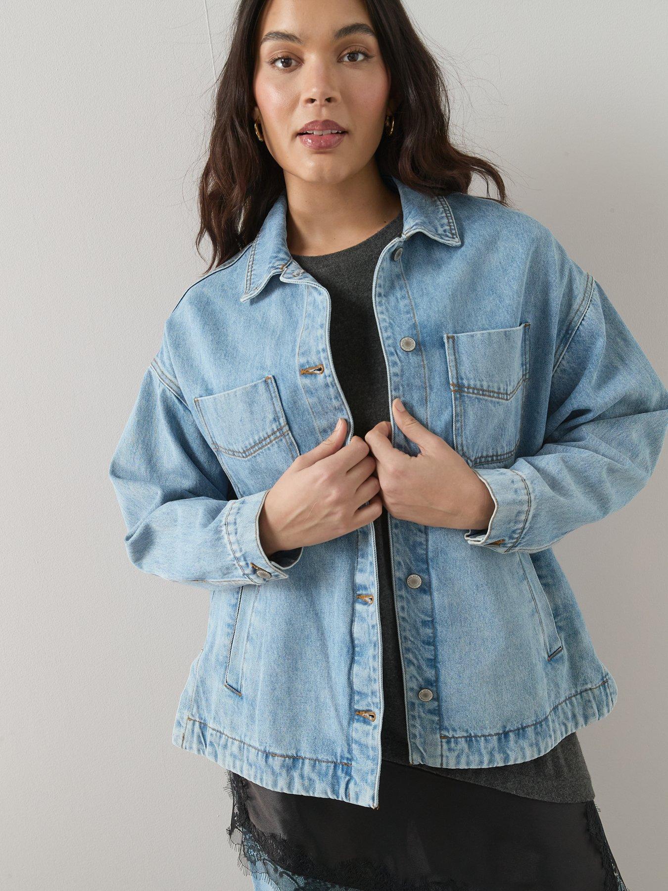 The Very Collection Curve Oversized Denim Jacket