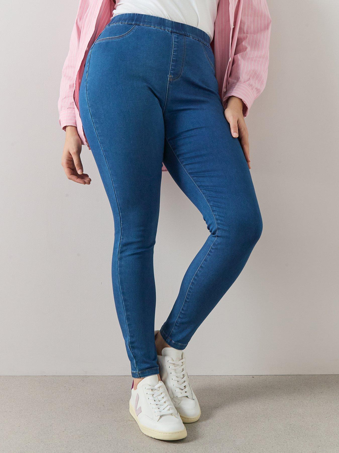 The Very Collection Curve High Waisted Stretch Jegging - Mid Wash