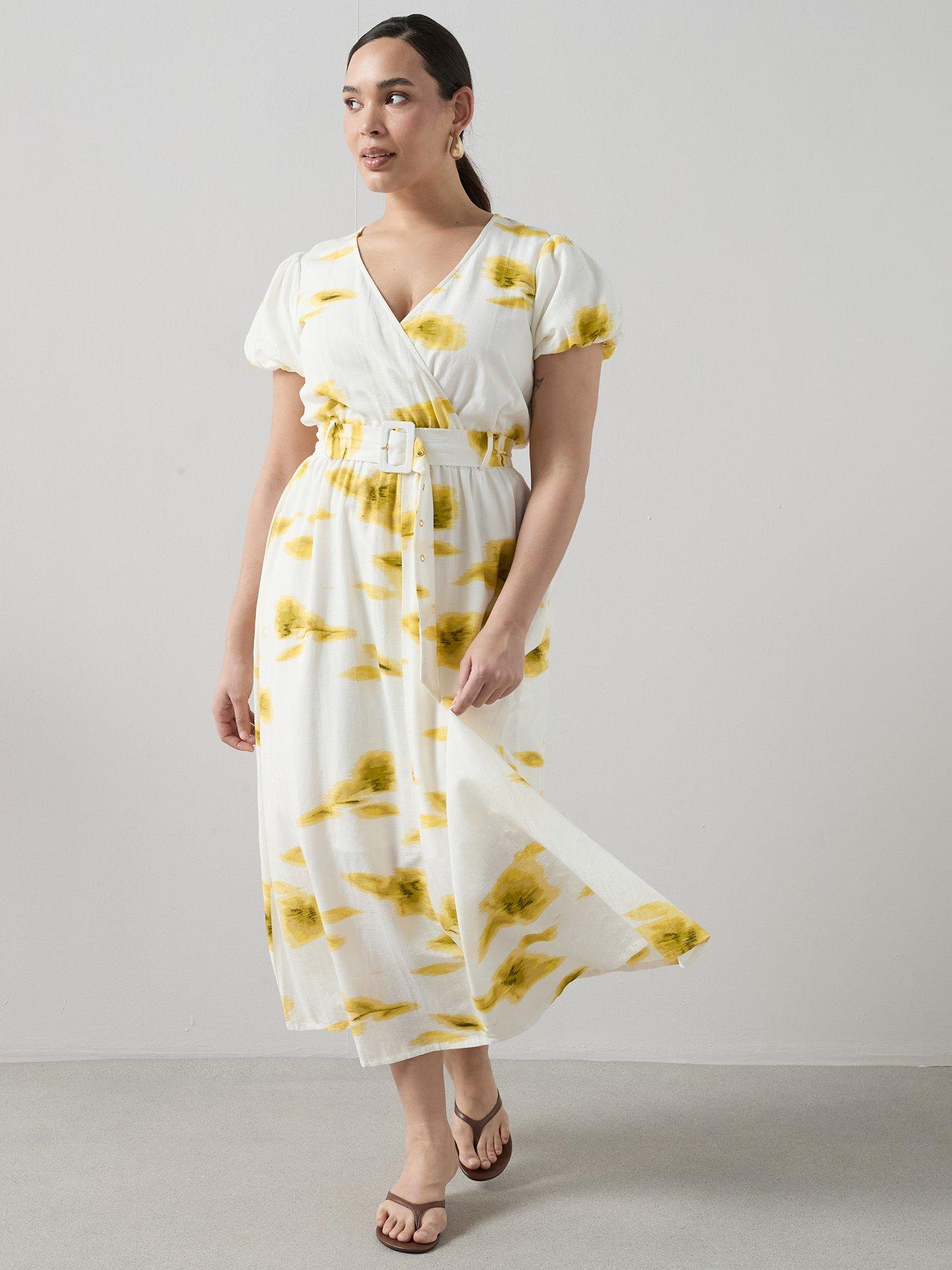 The Very Collection Curve Belted Wrap Midaxi Dress