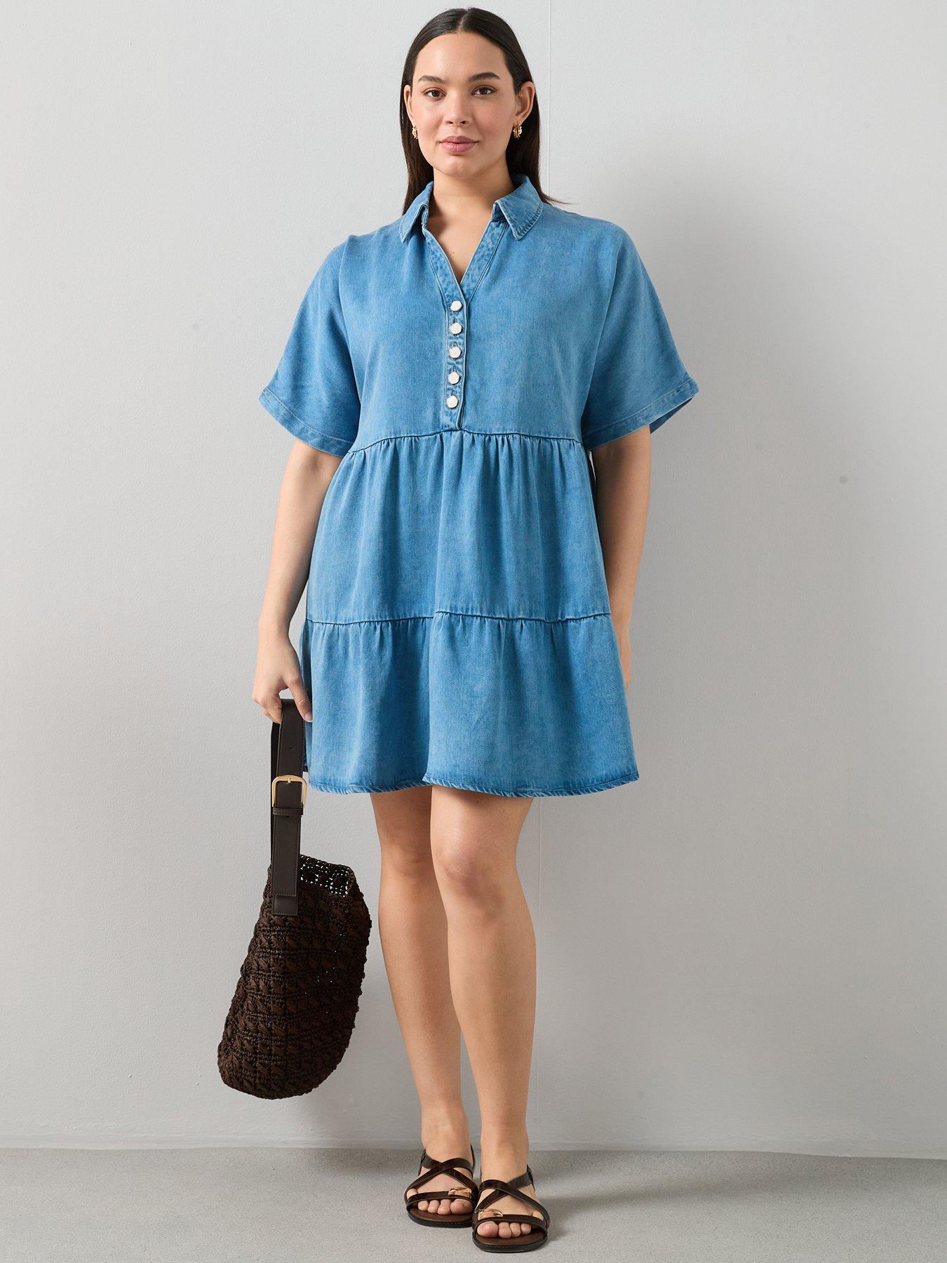 the-very-collection-curve-tiered-denim-dress