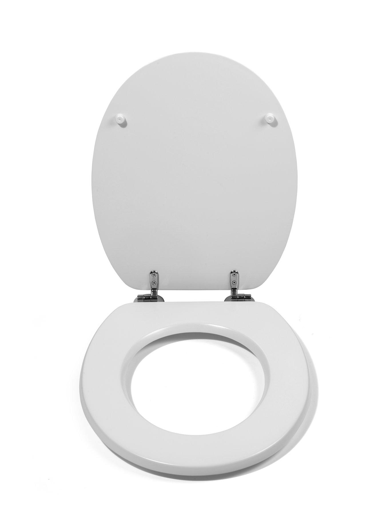 Image 4 of 7 of Croydex Terrazzo Pink Print Flexi-fix Toilet Seat