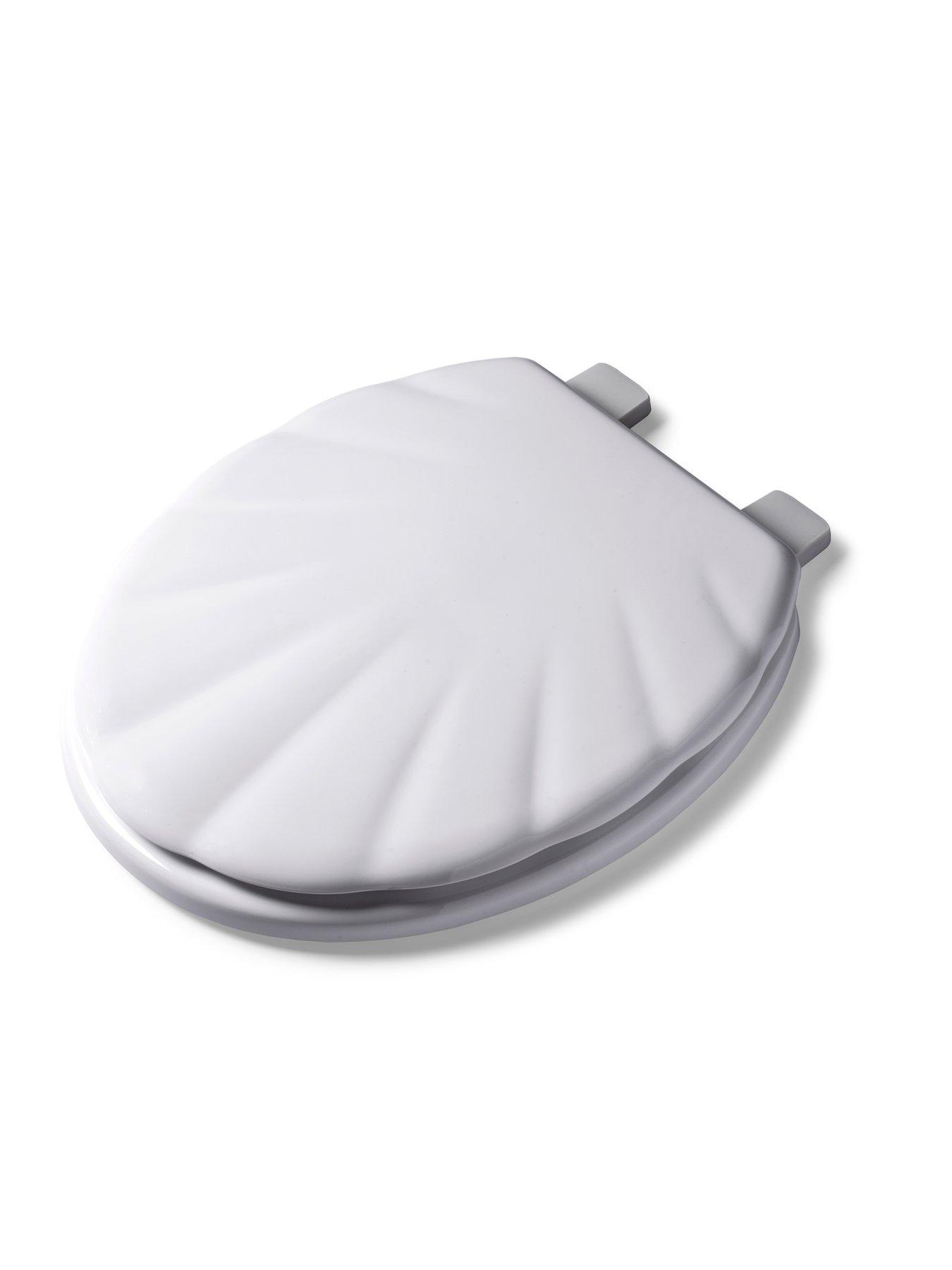 Image 3 of 6 of Croydex Shell Style Stick 'n' Lock Toilet Seat