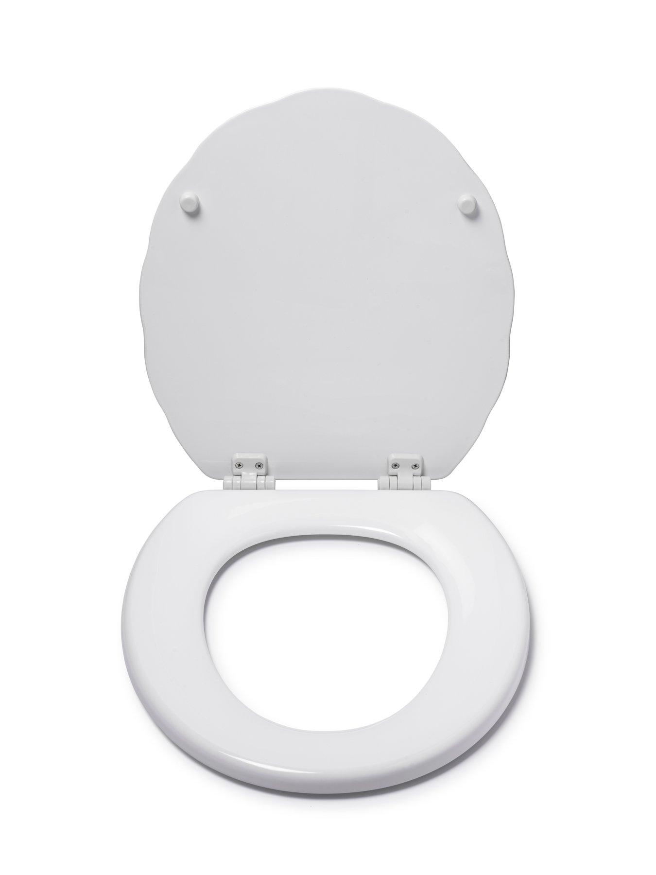 Image 5 of 6 of Croydex Shell Style Stick 'n' Lock Toilet Seat