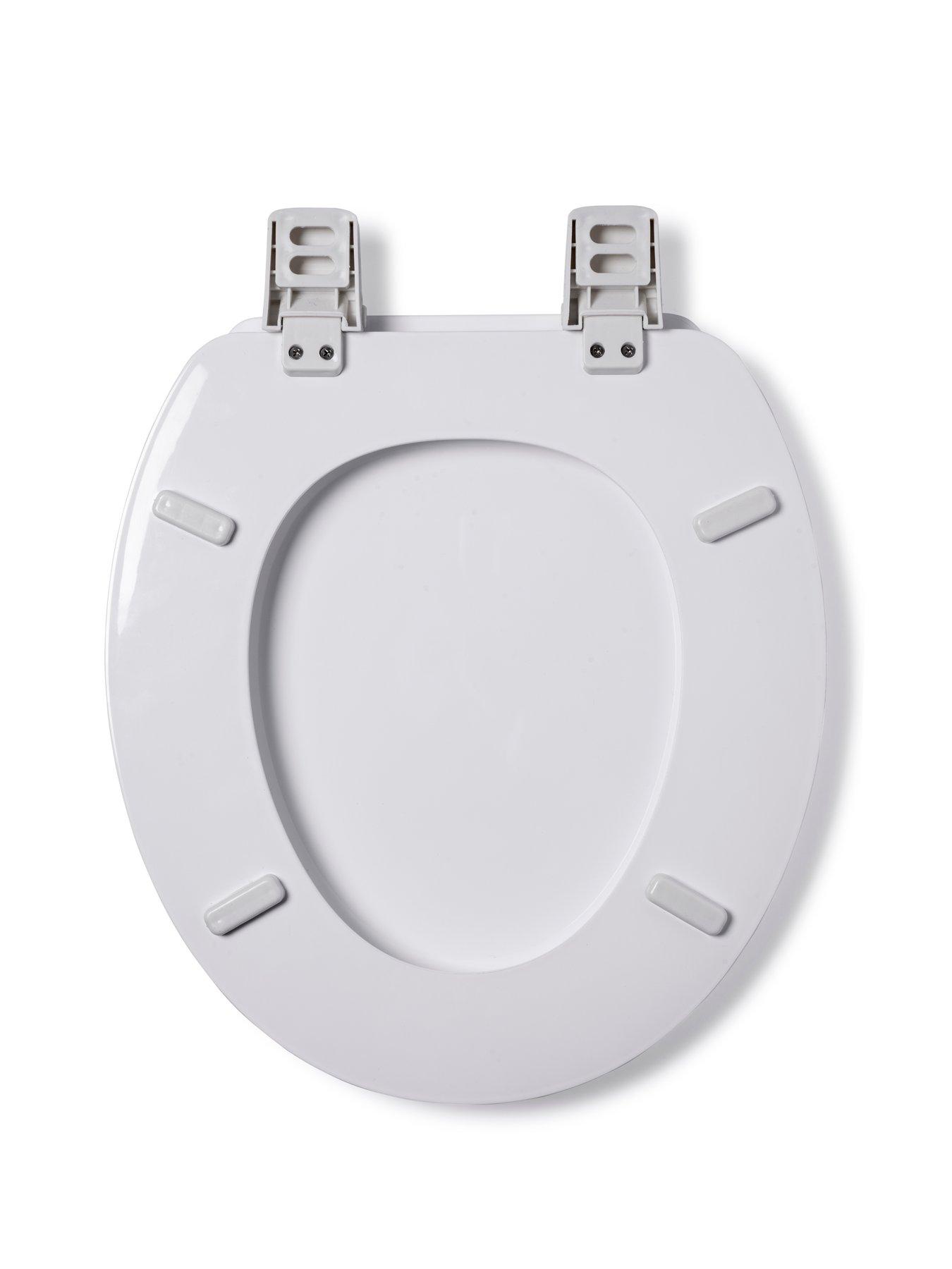 Image 6 of 6 of Croydex Shell Style Stick 'n' Lock Toilet Seat
