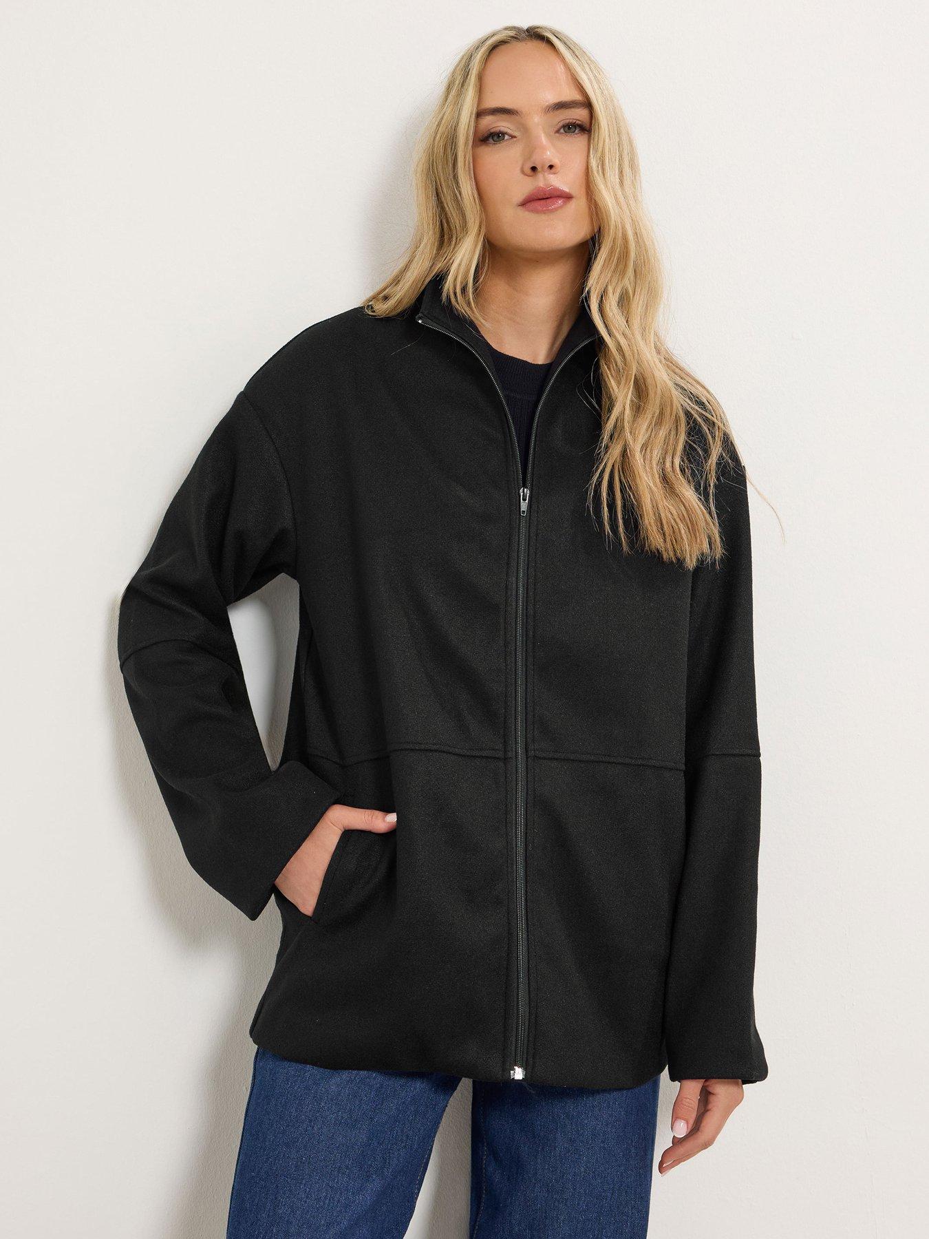 undefined Tall Funnel Neck Cosy Jacket