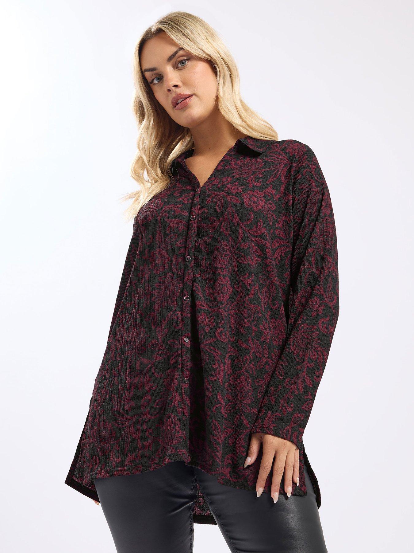 undefined Curve Textured Jersey Shirt