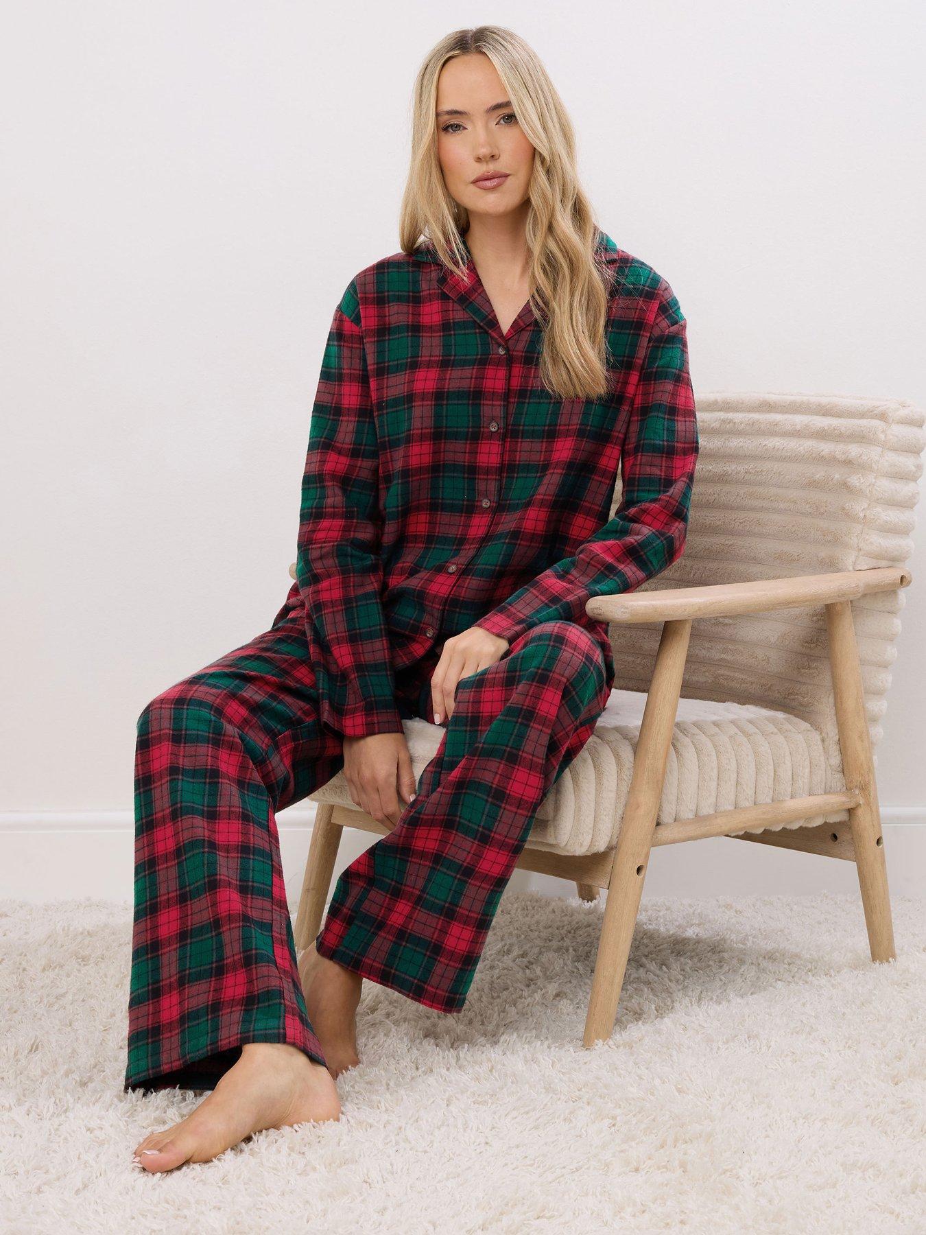Long Tall Sally Tall Check Pj Set