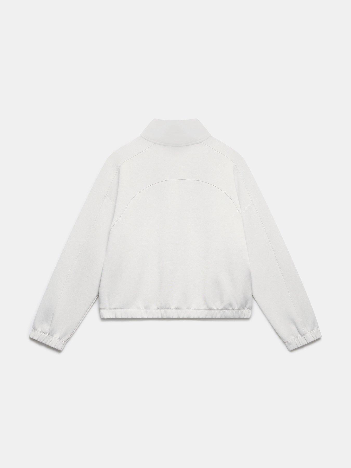  image of mint-velvet-cream-super-soft-sweatshirt-white