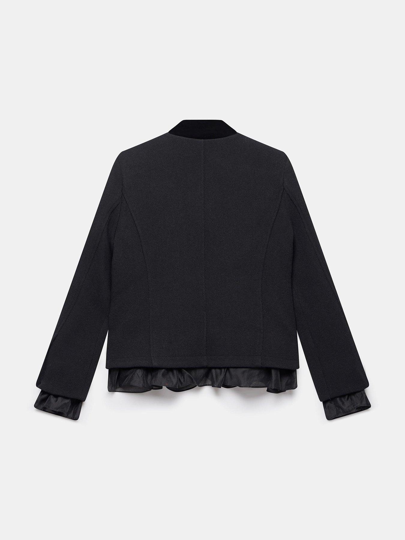 Image 6 of 6 of Mint Velvet Black Military Jacket