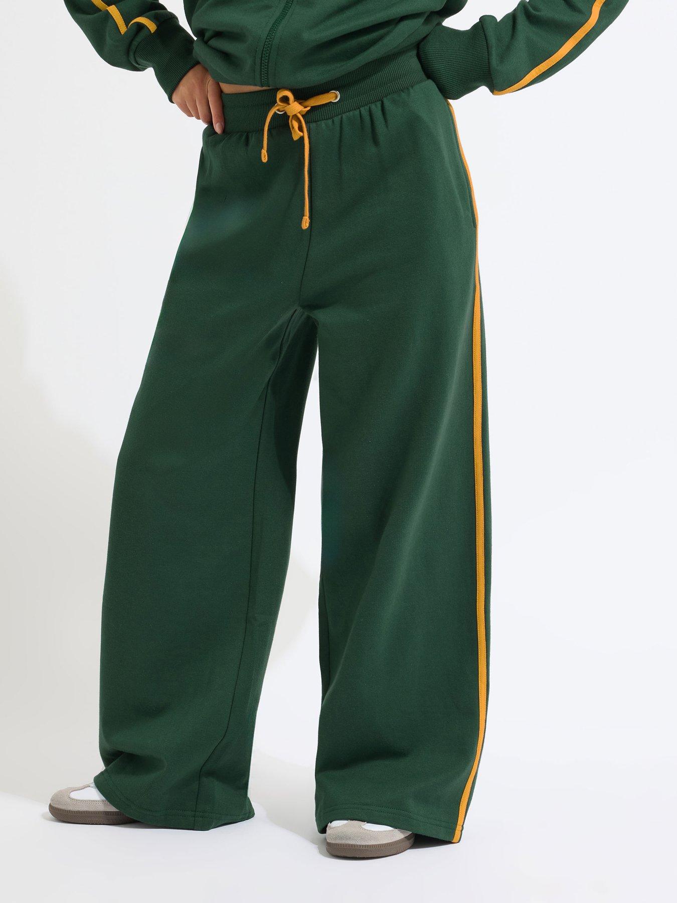 pixiegirl-petite-side-stripe-jogger-green