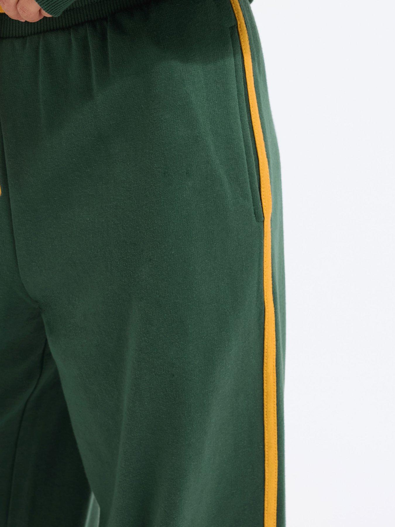 Image 4 of 4 of PixieGirl Petite Side Stripe Jogger - Green