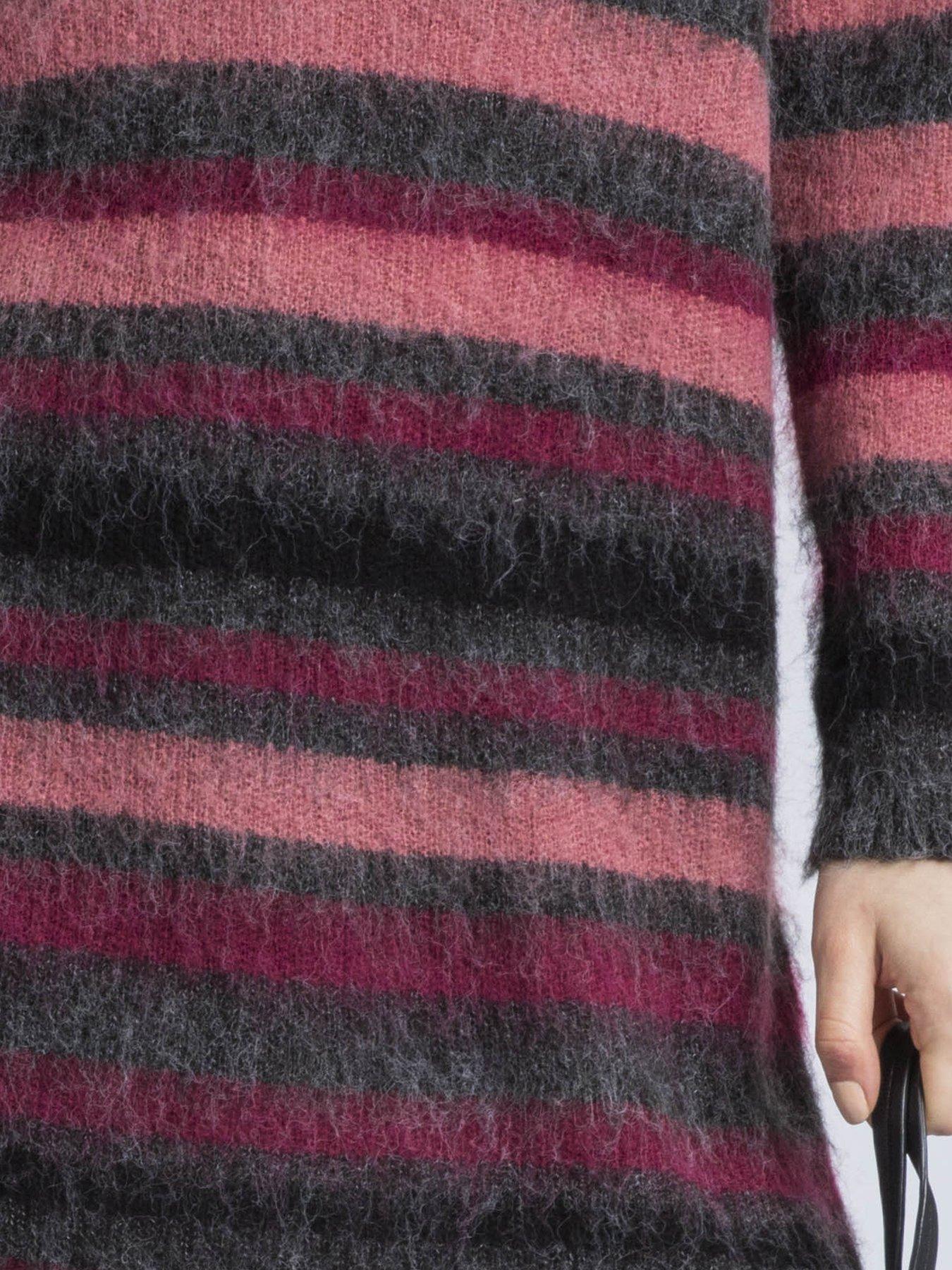  image of religion-saint-jumper-v-neck-jumper-dress-grey