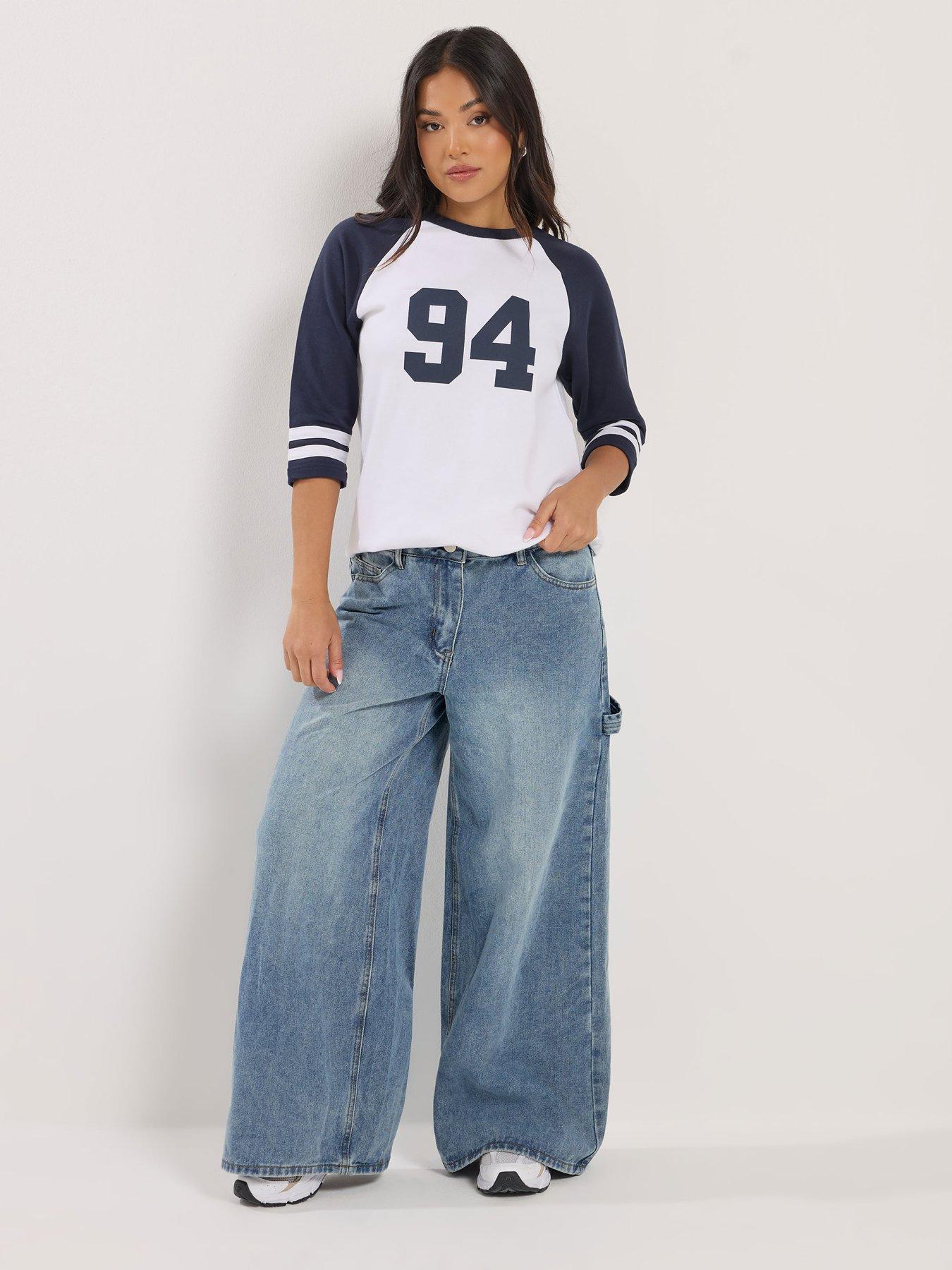 Image 3 of 5 of PixieGirl Petite Carpenter Wide Leg Jean
