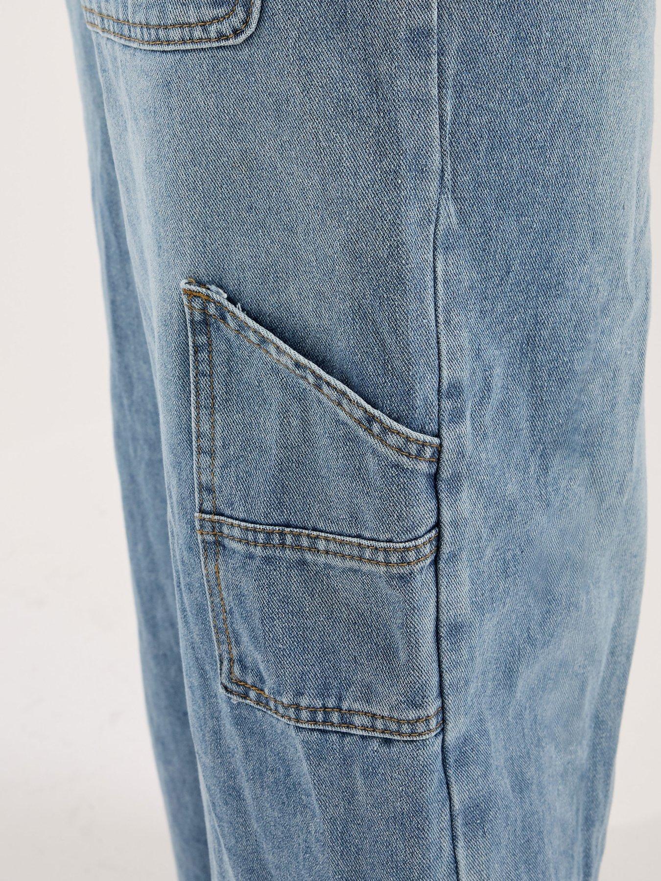 Image 4 of 5 of PixieGirl Petite Carpenter Wide Leg Jean