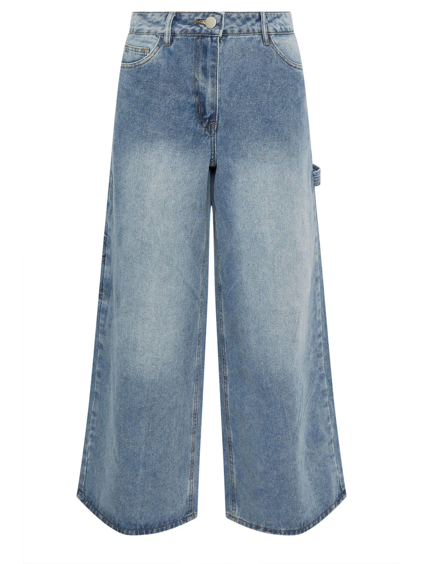 Image 5 of 5 of PixieGirl Petite Carpenter Wide Leg Jean