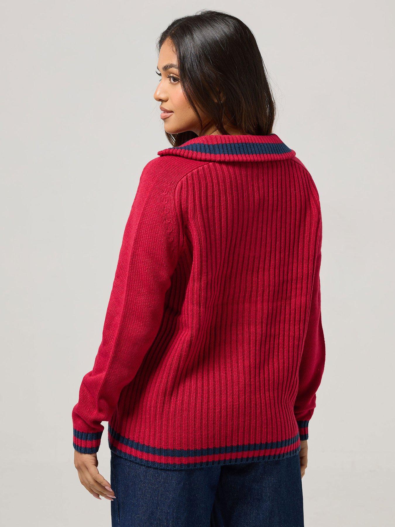 Image 2 of 4 of PixieGirl Striped Jumpers - Red