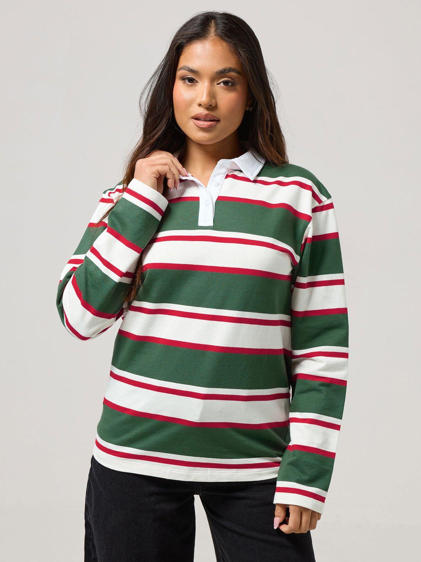 PixieGirl Petite Rugby Sweatshirt - Stripe
