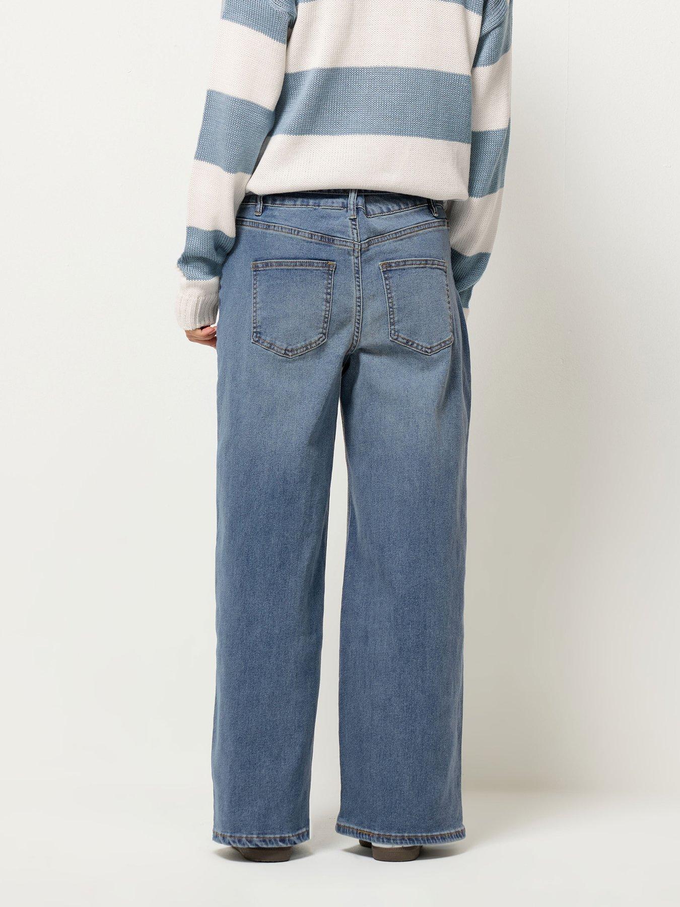  image of pixiegirl-petite-stretch-wide-leg-jean-blue