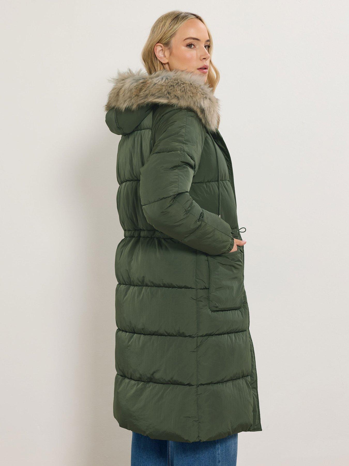 Image 2 of 4 of Long Tall Sally Tall Padded Midi Coat