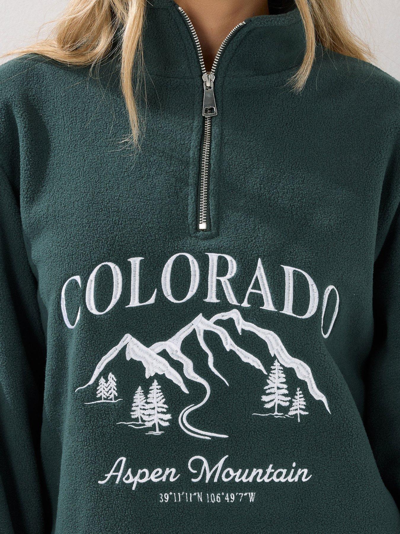 image of long-tall-sally-colorado-micro-fleece-green
