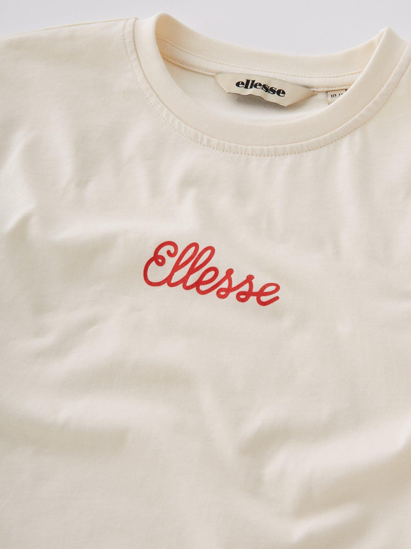  image of ellesse-nocelle-t-shirt-amp-short-set-red