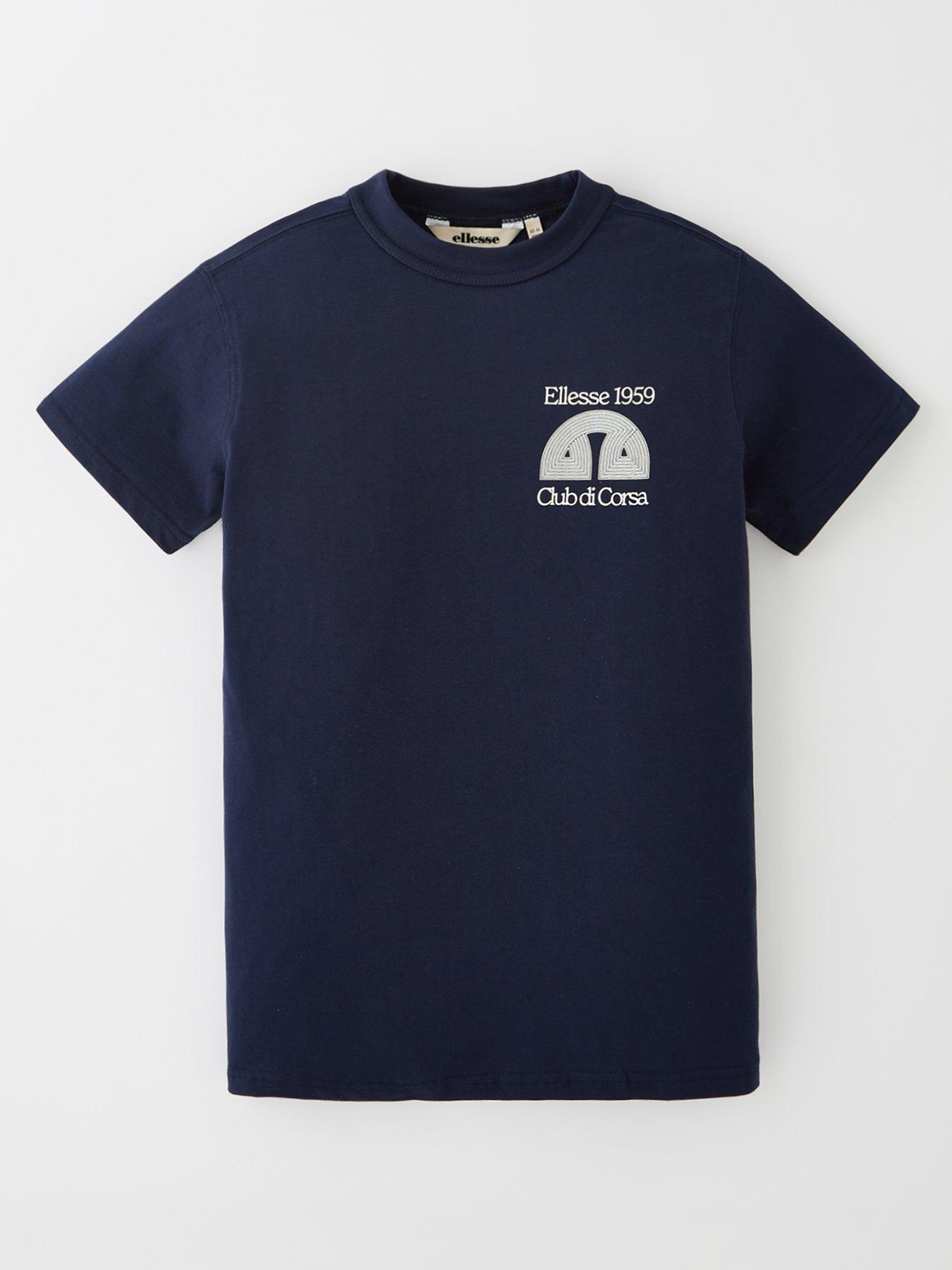 Ellesse Porrus Jnr T-Shirt - Navy