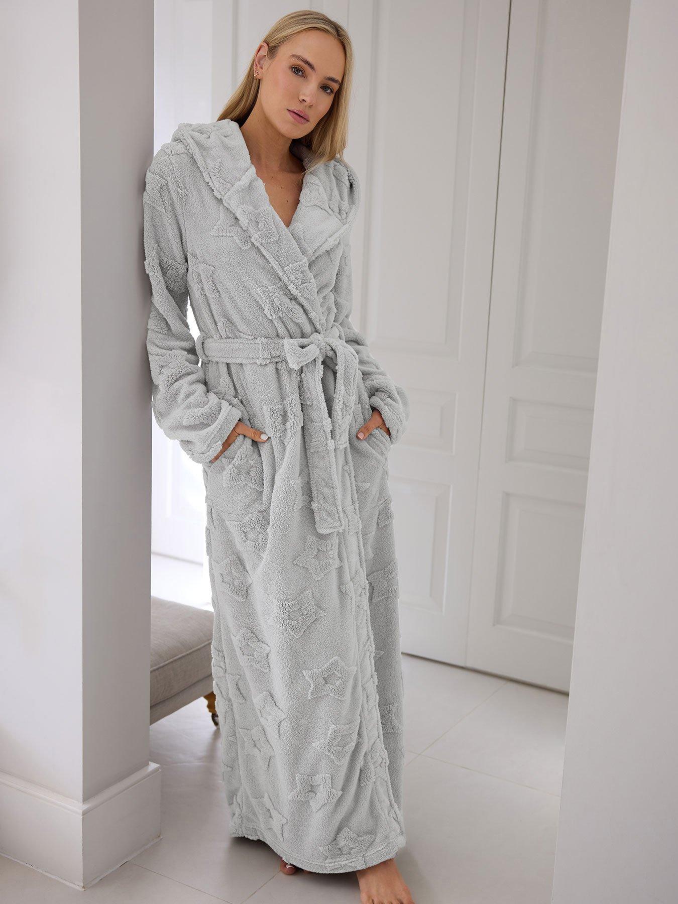  image of long-tall-sally-heart-hooded-maxi-robe-grey