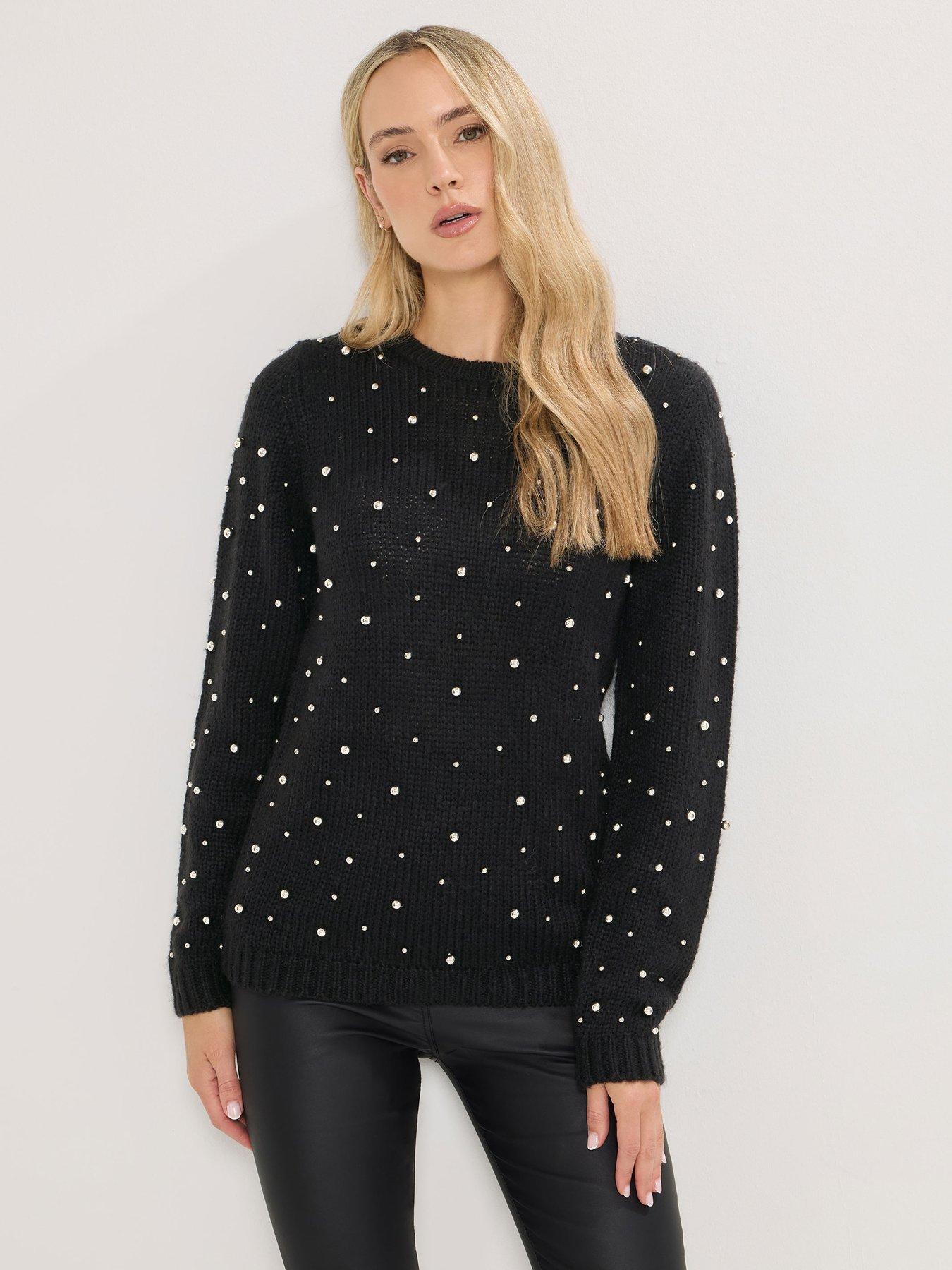 Long Tall Sally Tall Stud Detail Jumper