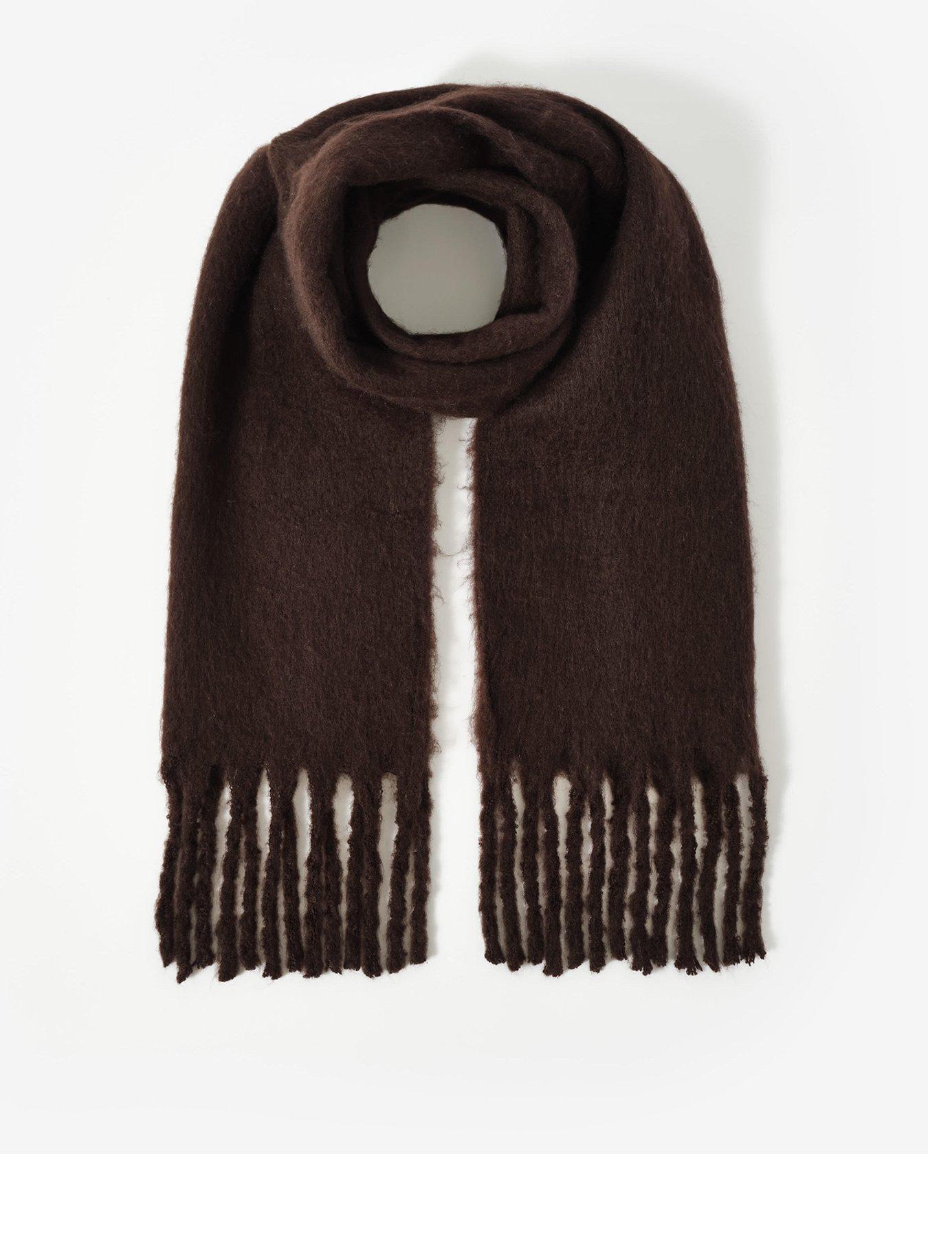 undefined Chocolate Brushed Scarf