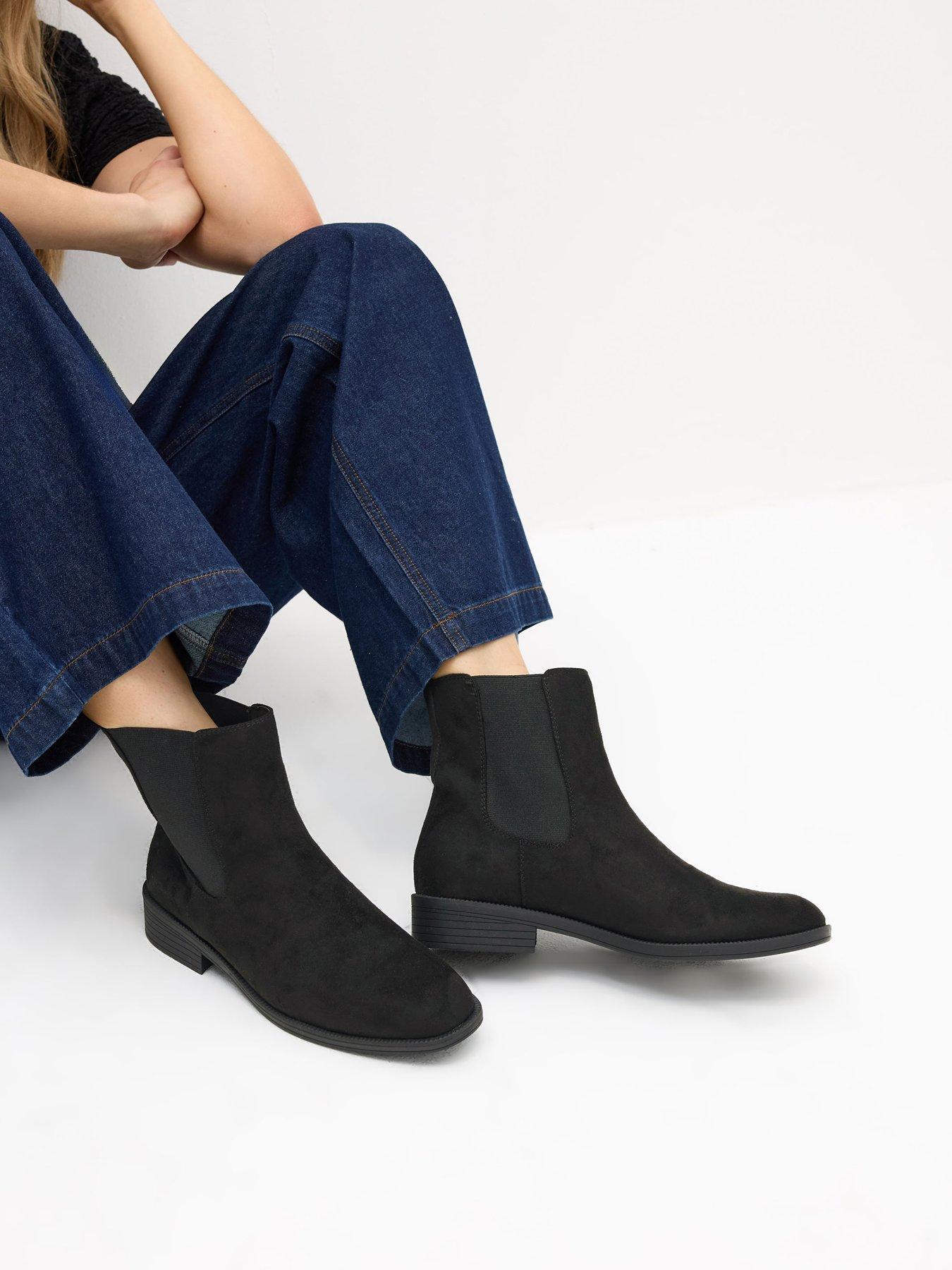  image of yours-ankle-chelsea-boot-black