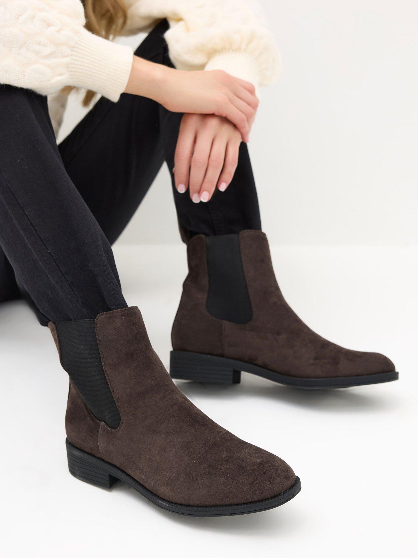  image of yours-ankle-chelsea-boot-brown
