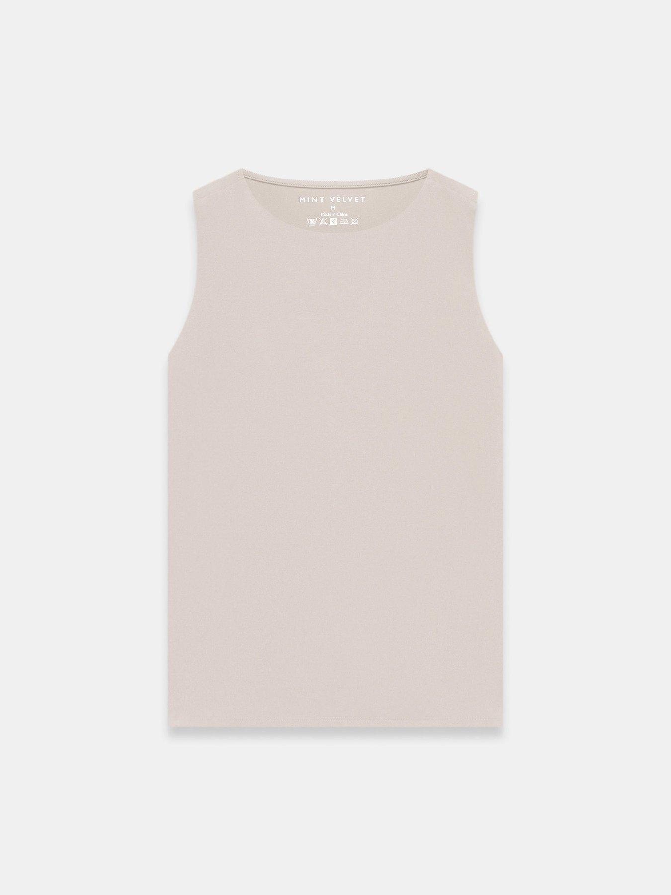 Image 5 of 6 of Mint Velvet Neutral Layering High Vest - Grey