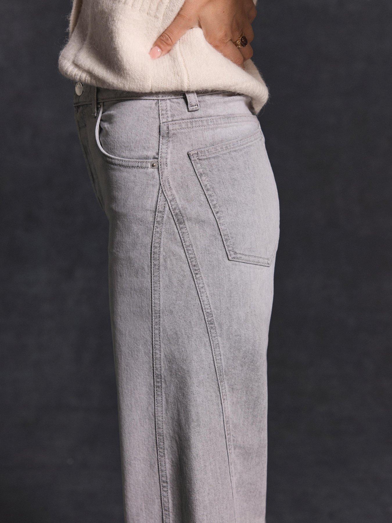 image of mint-velvet-tapered-barrel-jean-grey