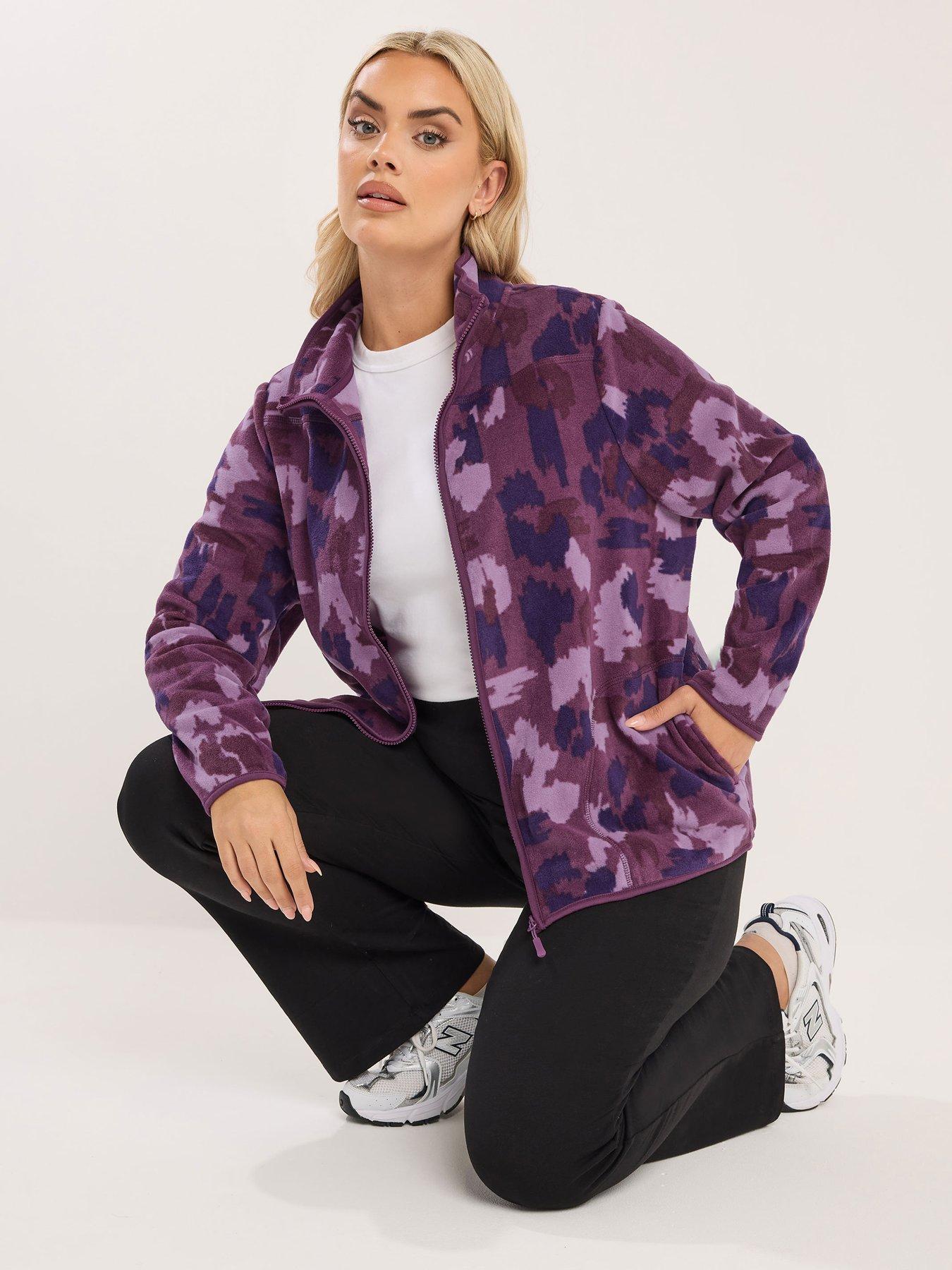 Yours Curve Active Fleece - Purple