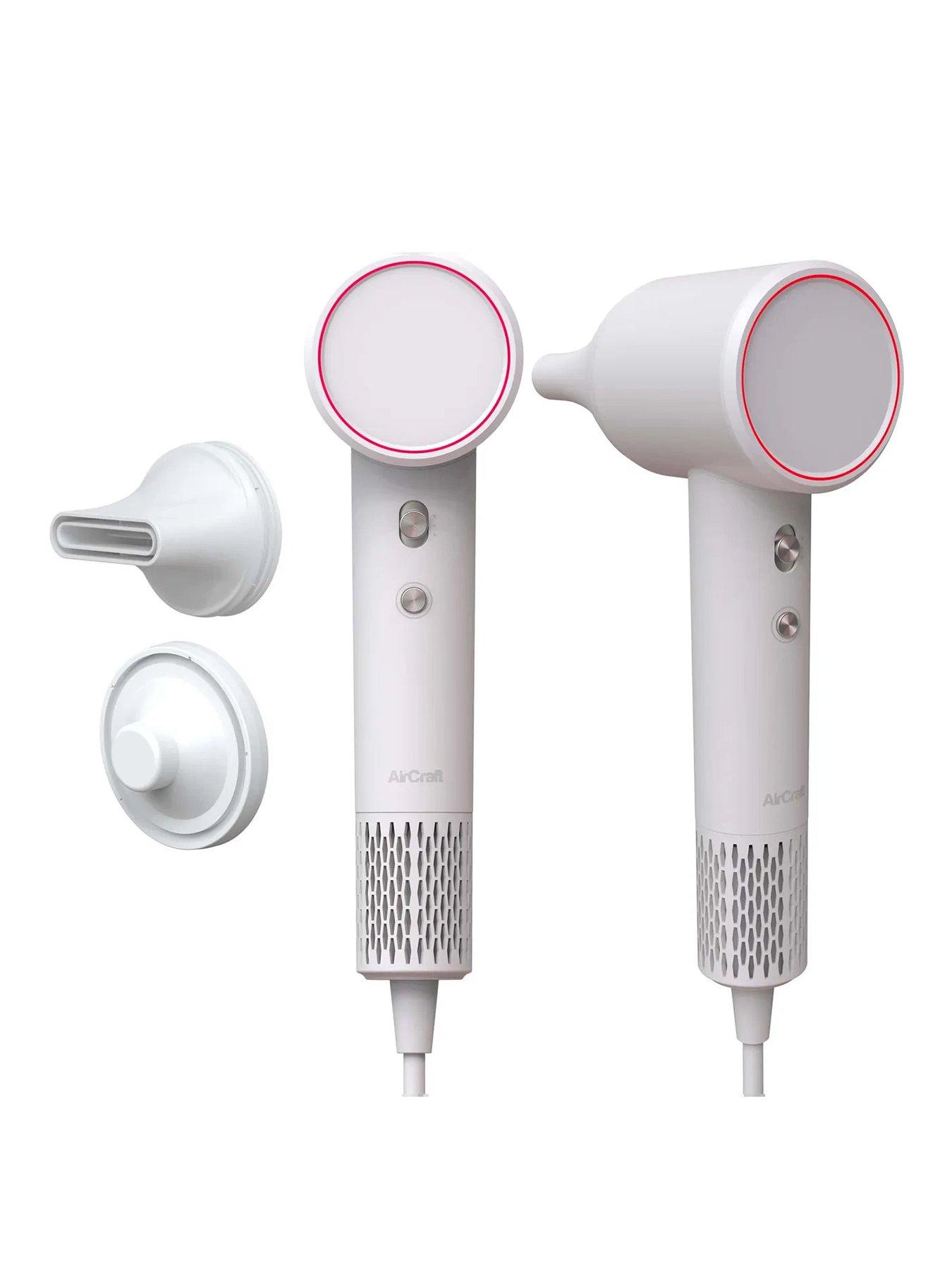 AirCraft IONIC Hair dryer with digital motor  &  heatpulse White