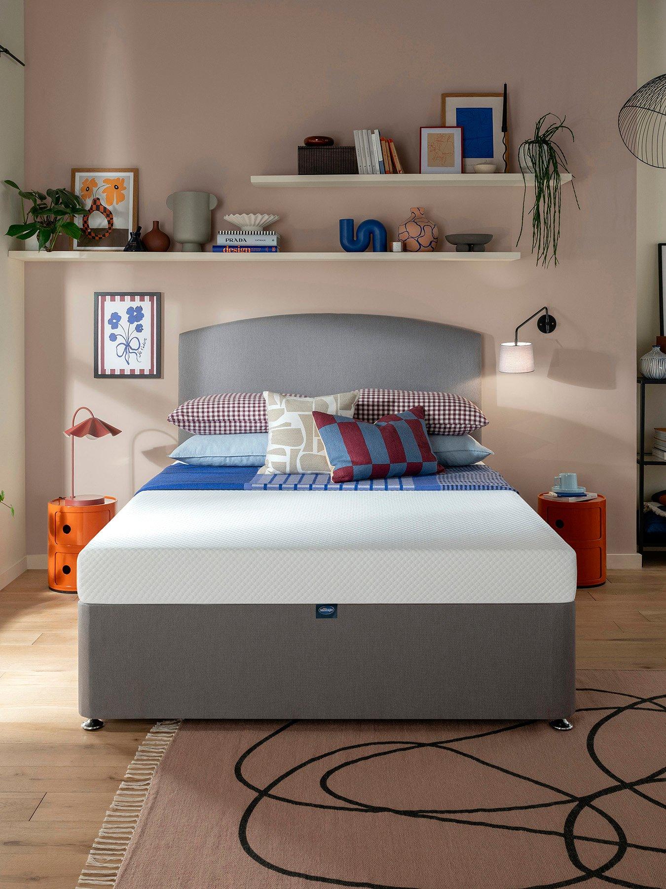  image of silentnight-comfort-memory-foam-rolled-mattress-express-delivery-available