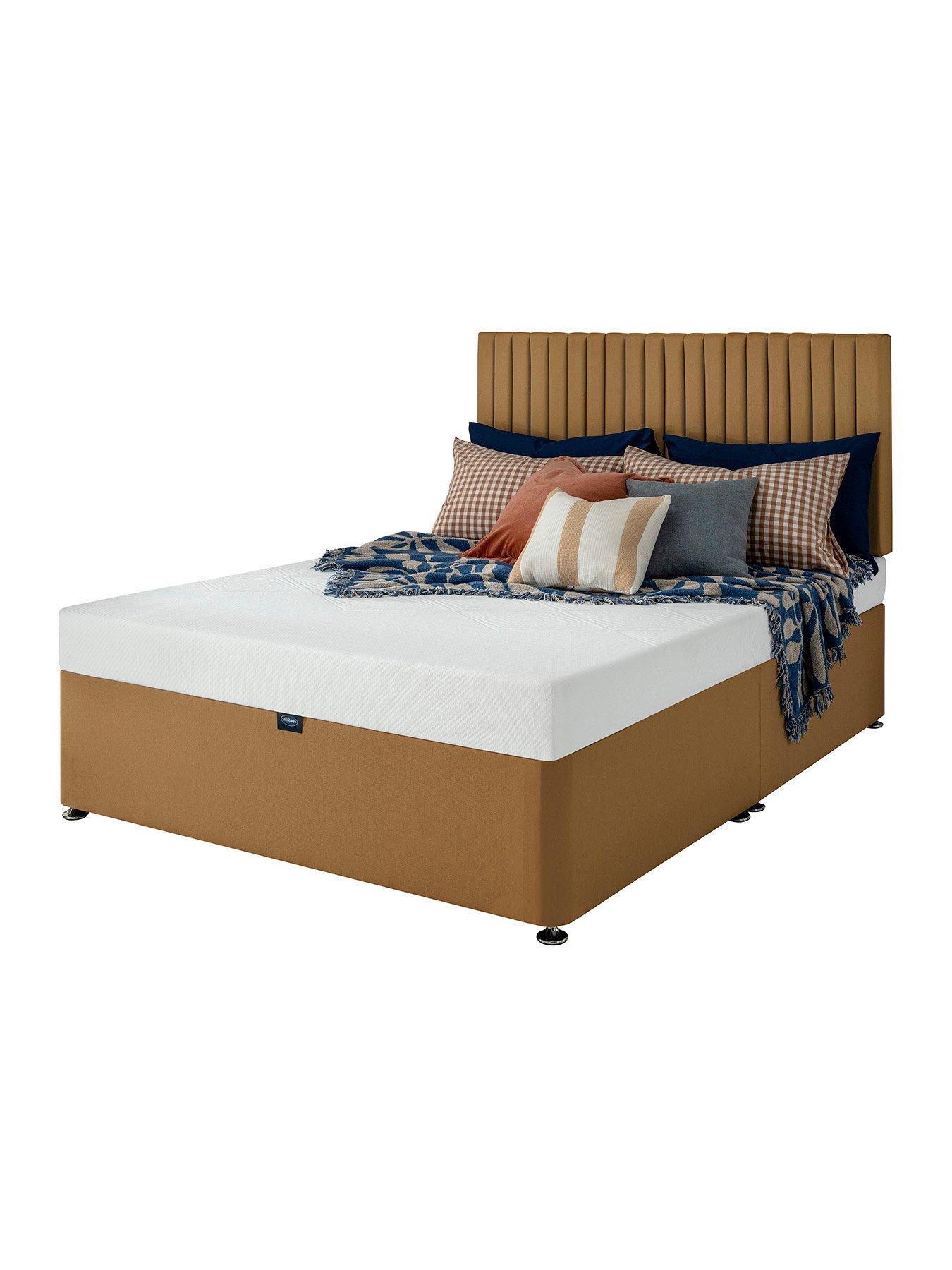  image of silentnight-breathe-gel-foam-rolled-mattress-15cm-express-delivery-available