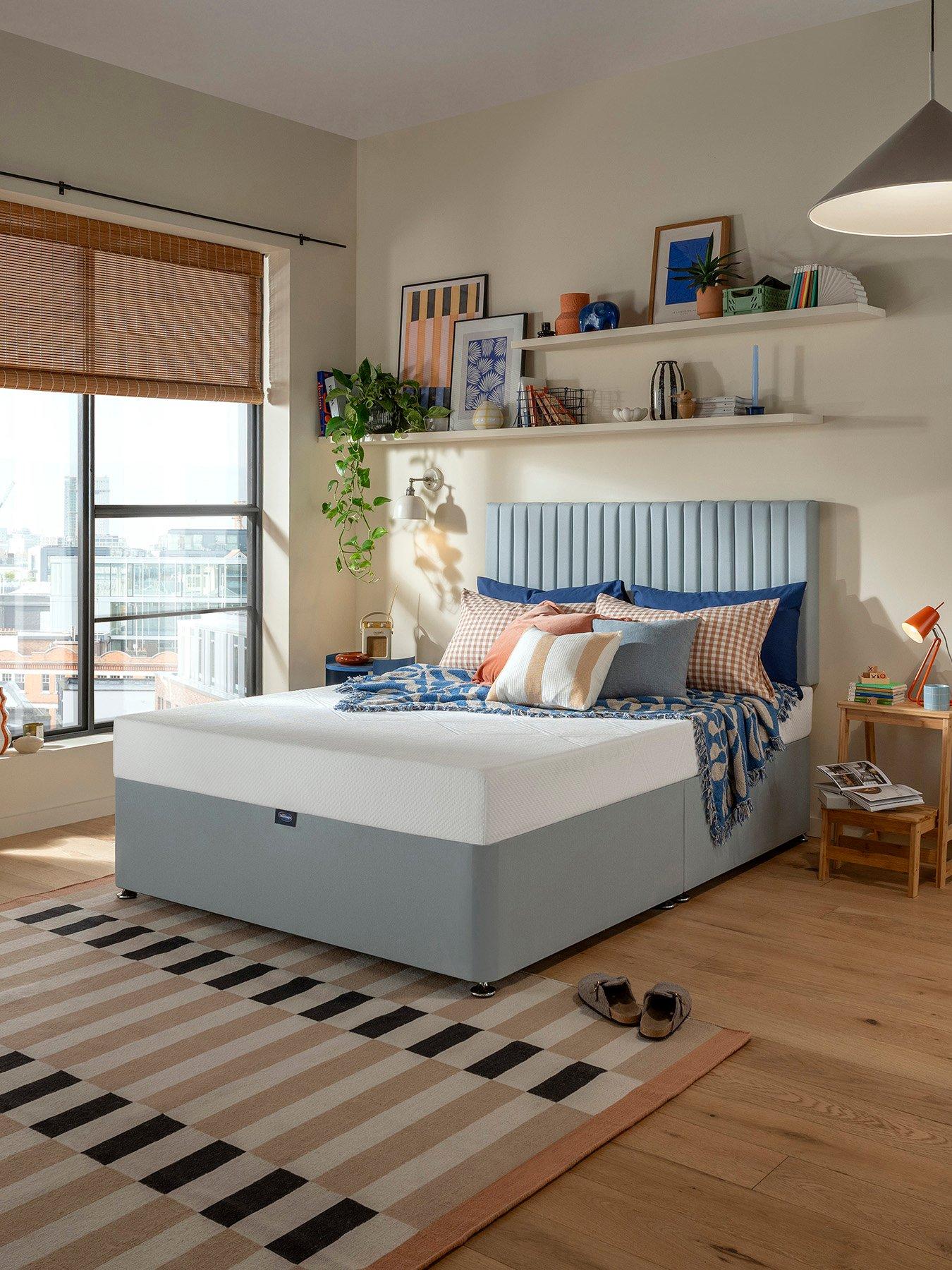  image of silentnight-breathe-plus-gel-foam-rolled-mattress-18cm-sg--nbspexpress-delivery-available