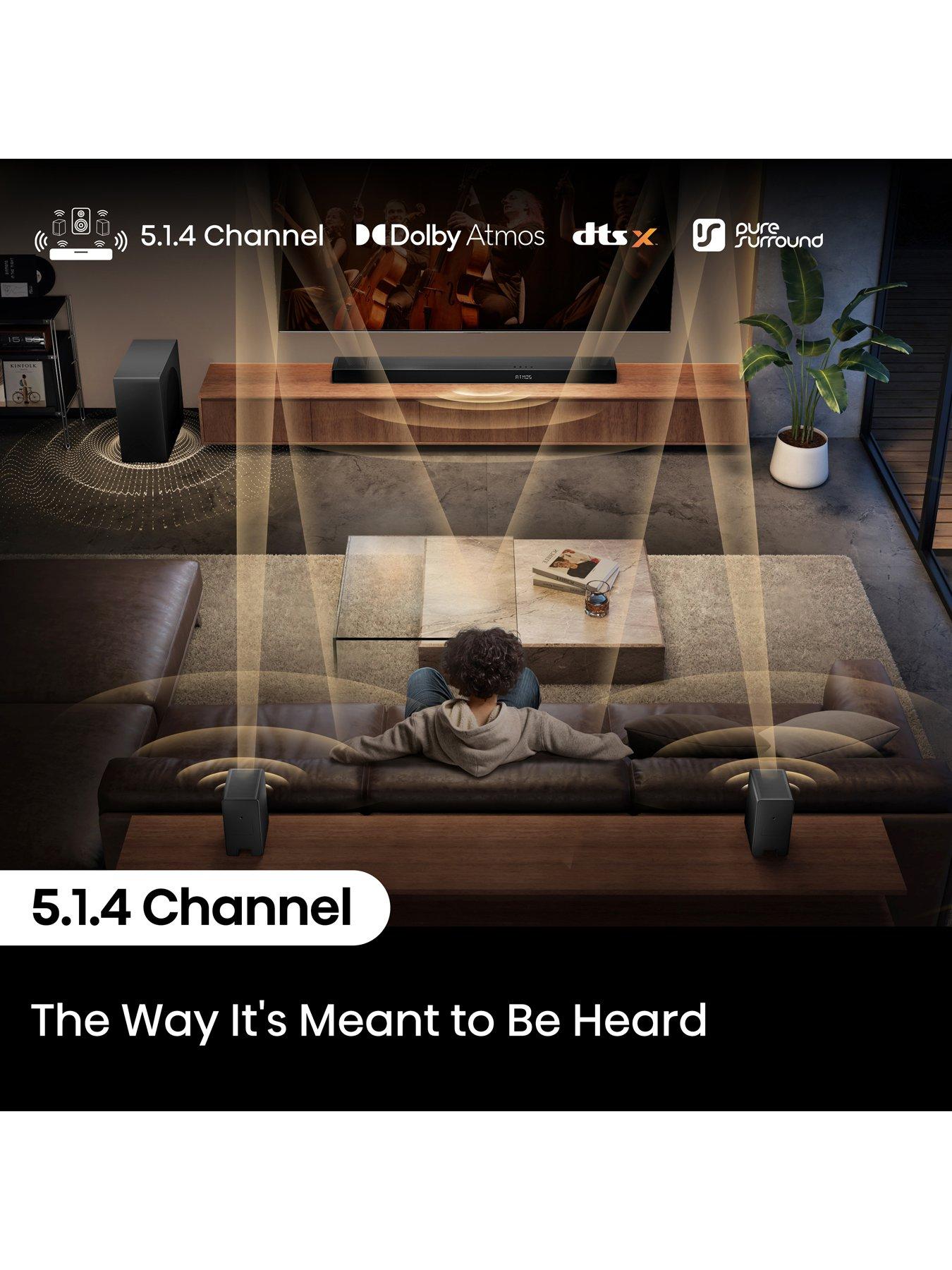 Image 5 of 7 of Hisense AX5140Q 5.1.4 Wireless Sound Bar with Dolby Atmos & DTS Virtual:X