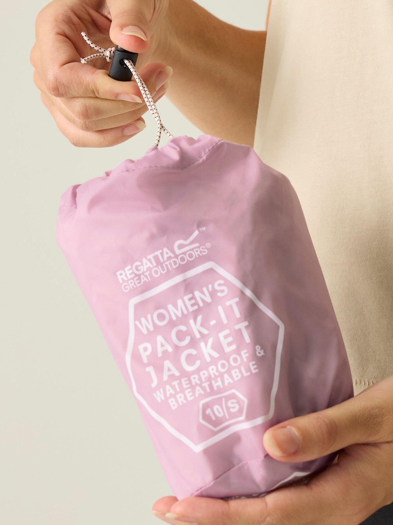 Image 5 of 7 of Regatta Womens Pack It Iii Jacket - Pink