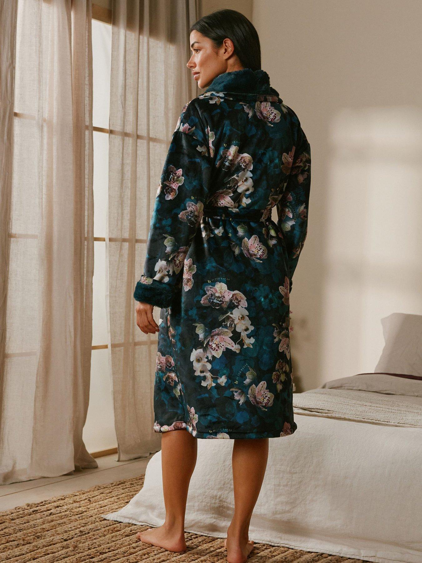Image 2 of 5 of B By Ted Baker Teal Floral Cosy - Blue