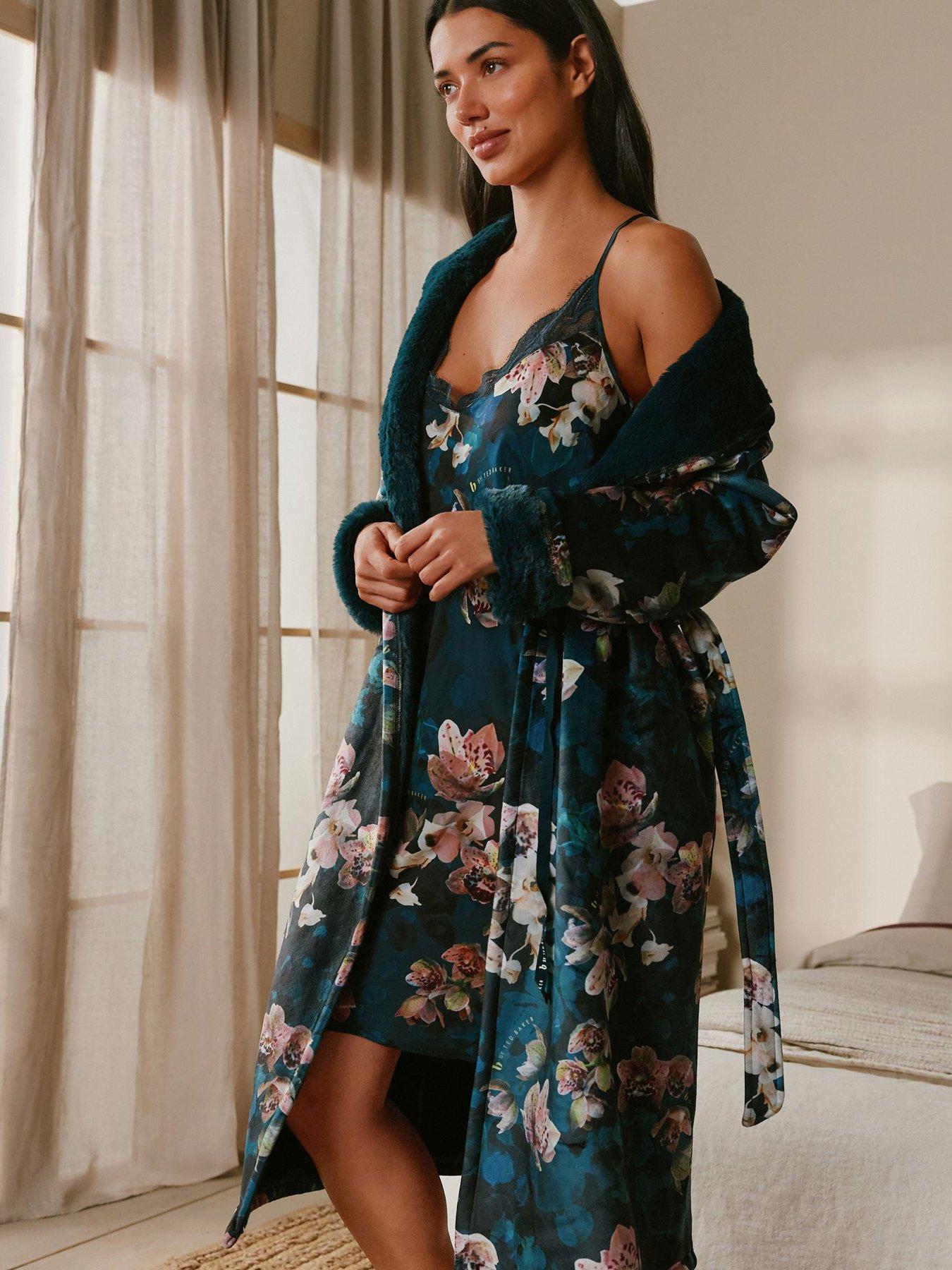 Image 3 of 5 of B By Ted Baker Teal Floral Cosy - Blue