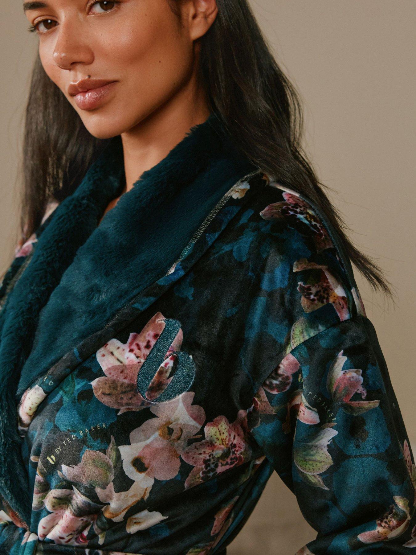 Image 4 of 5 of B By Ted Baker Teal Floral Cosy - Blue